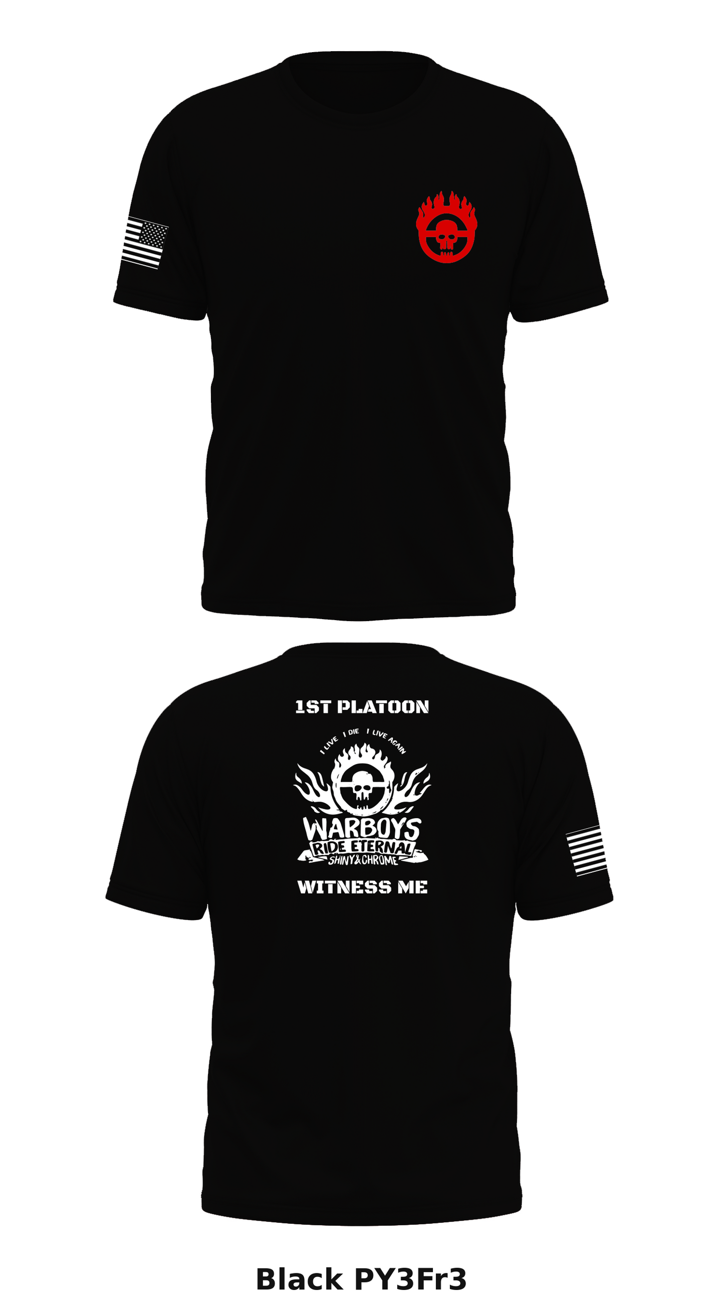 1PLT, D Co, 1-27IN Store 1 Core Men's SS Performance Tee - PY3Fr3