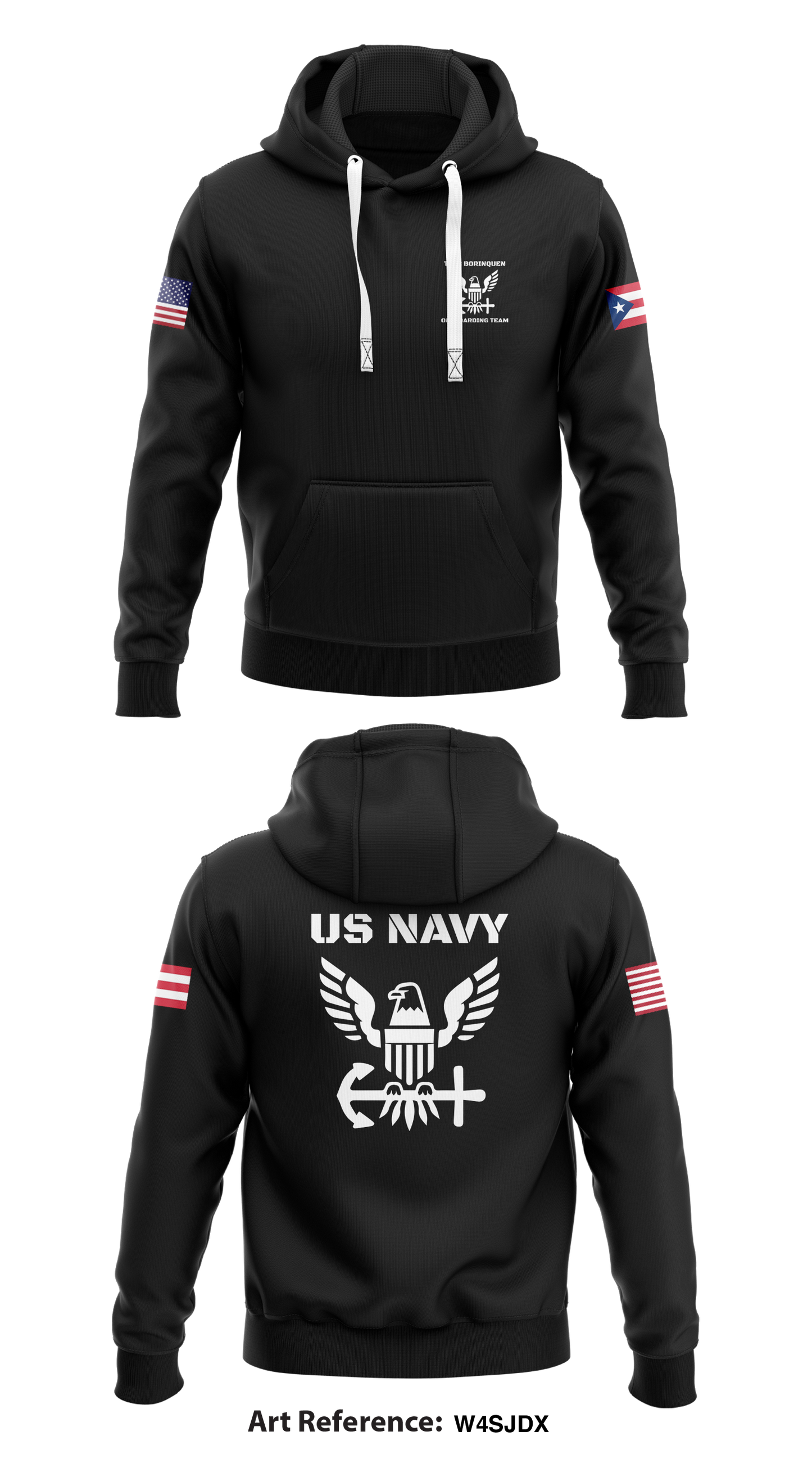 TAOC Borinquen Store 1 Core Men's Hooded Performance Sweatshirt - W4sjDX