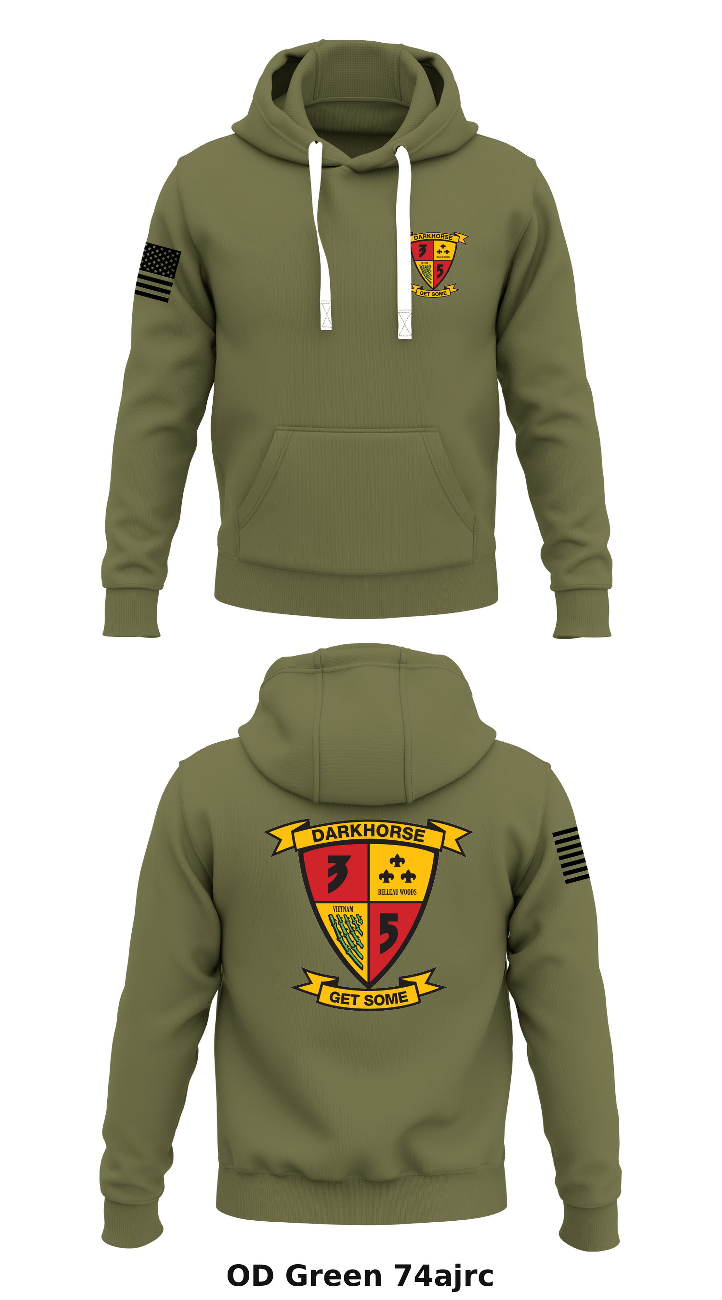 3rd battalion 5th marines Store 1 Core Men's Hooded Performance Sweatshirt - 74ajrc