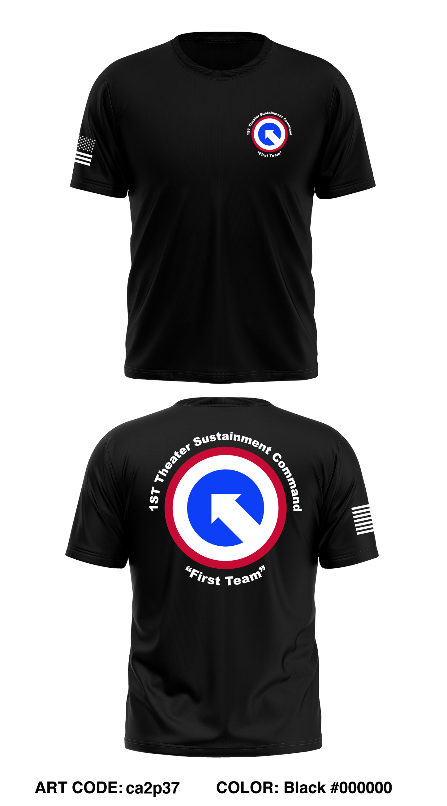 1st Theater Sustainment Command Store 1 Core Men's SS Performance Tee - ca2p37