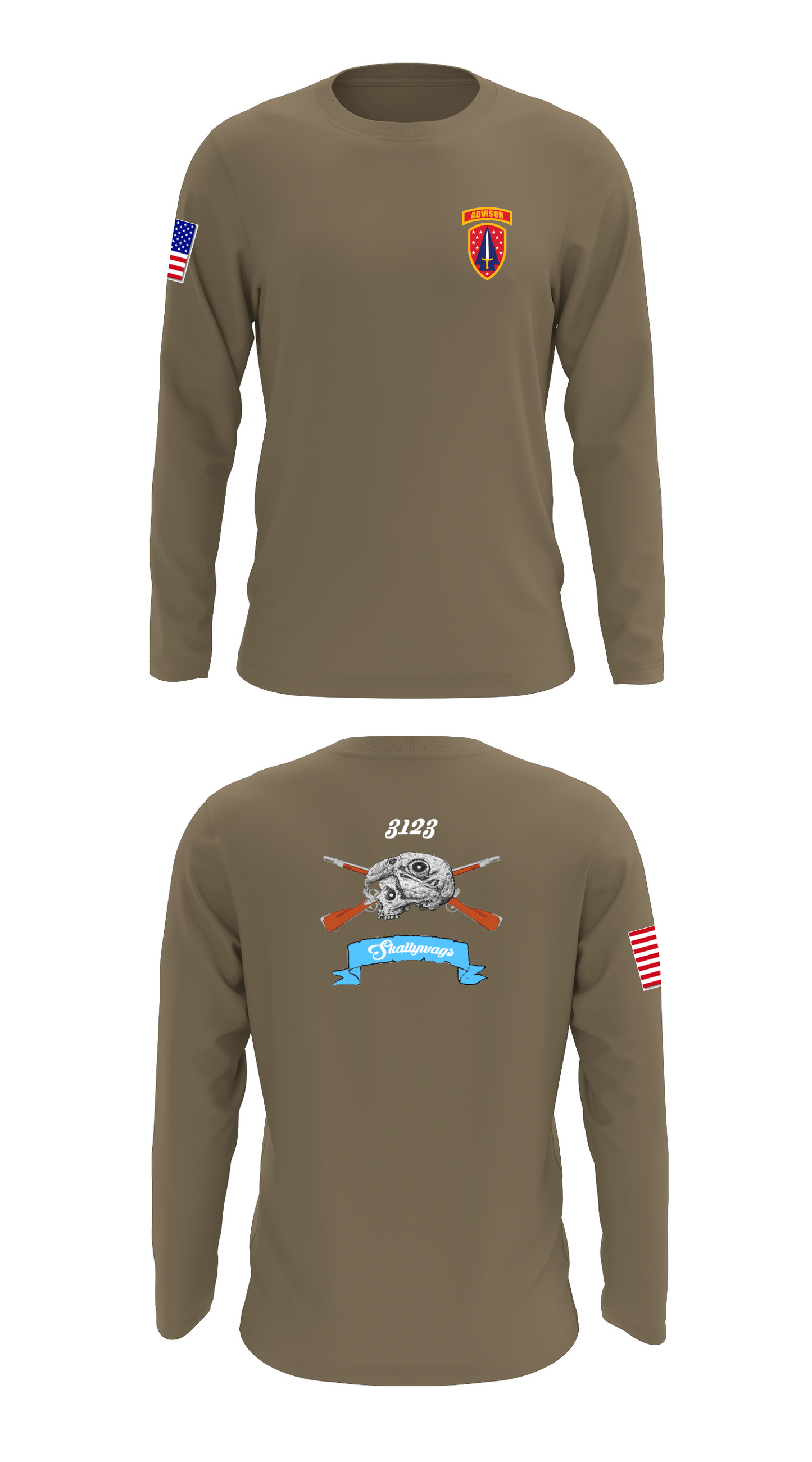 Skallywags Store 1 Core Men's LS Performance Tee - 49690636763
