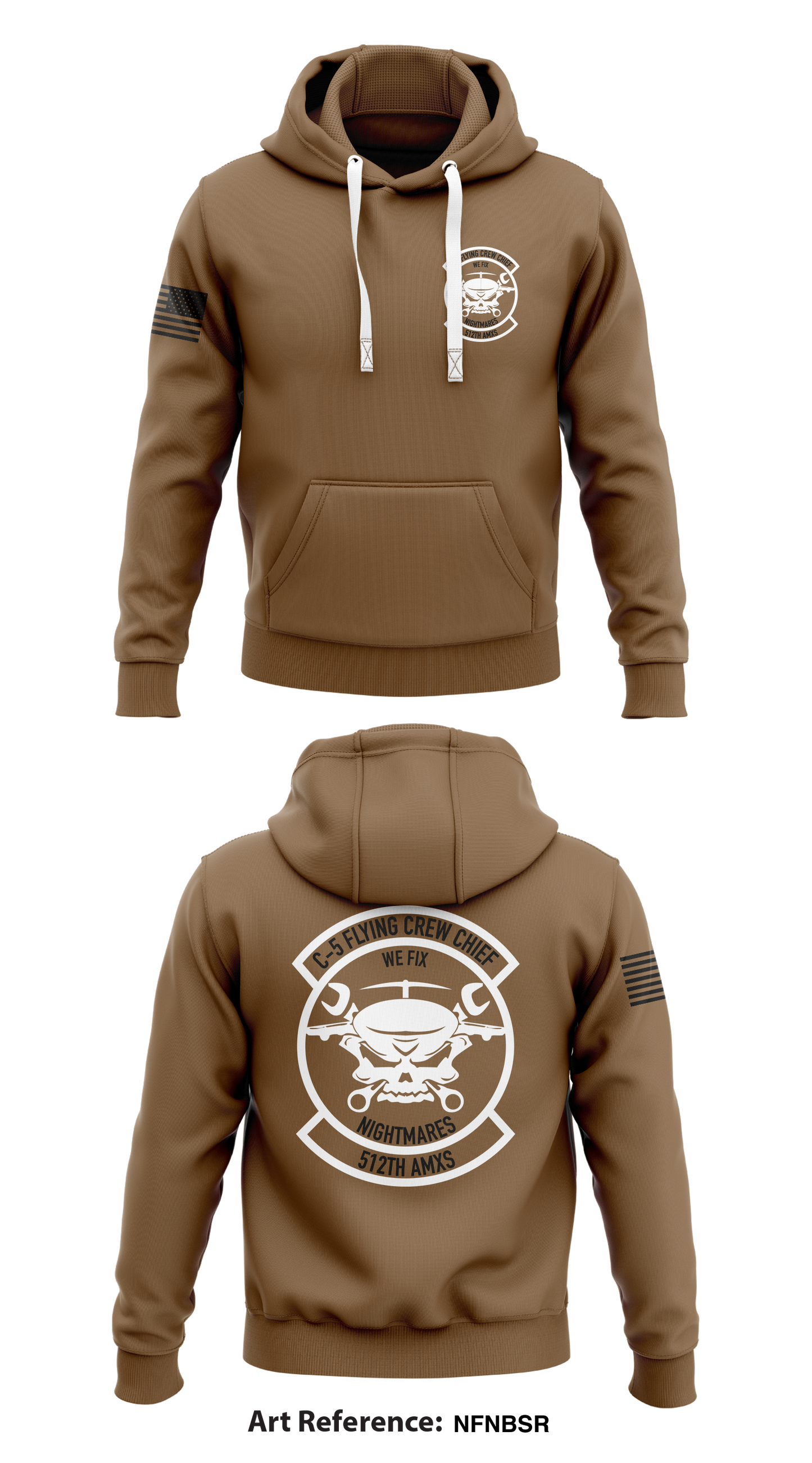 512th amxs Store 1 Core Men's Hooded Performance Sweatshirt - nFNBSr