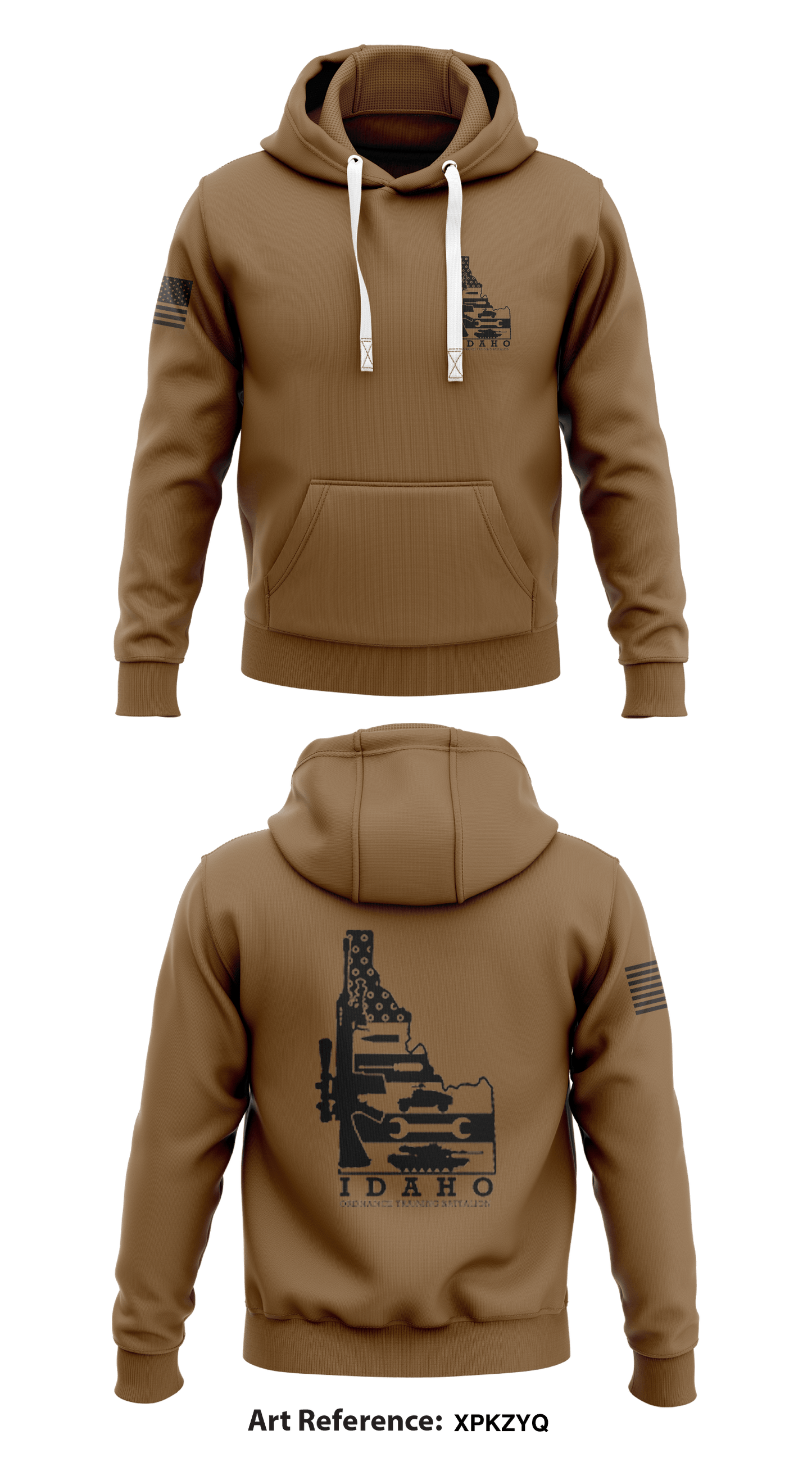 Idaho RTS-M Store 1 Core Men's Hooded Performance Sweatshirt - XpkzYQ