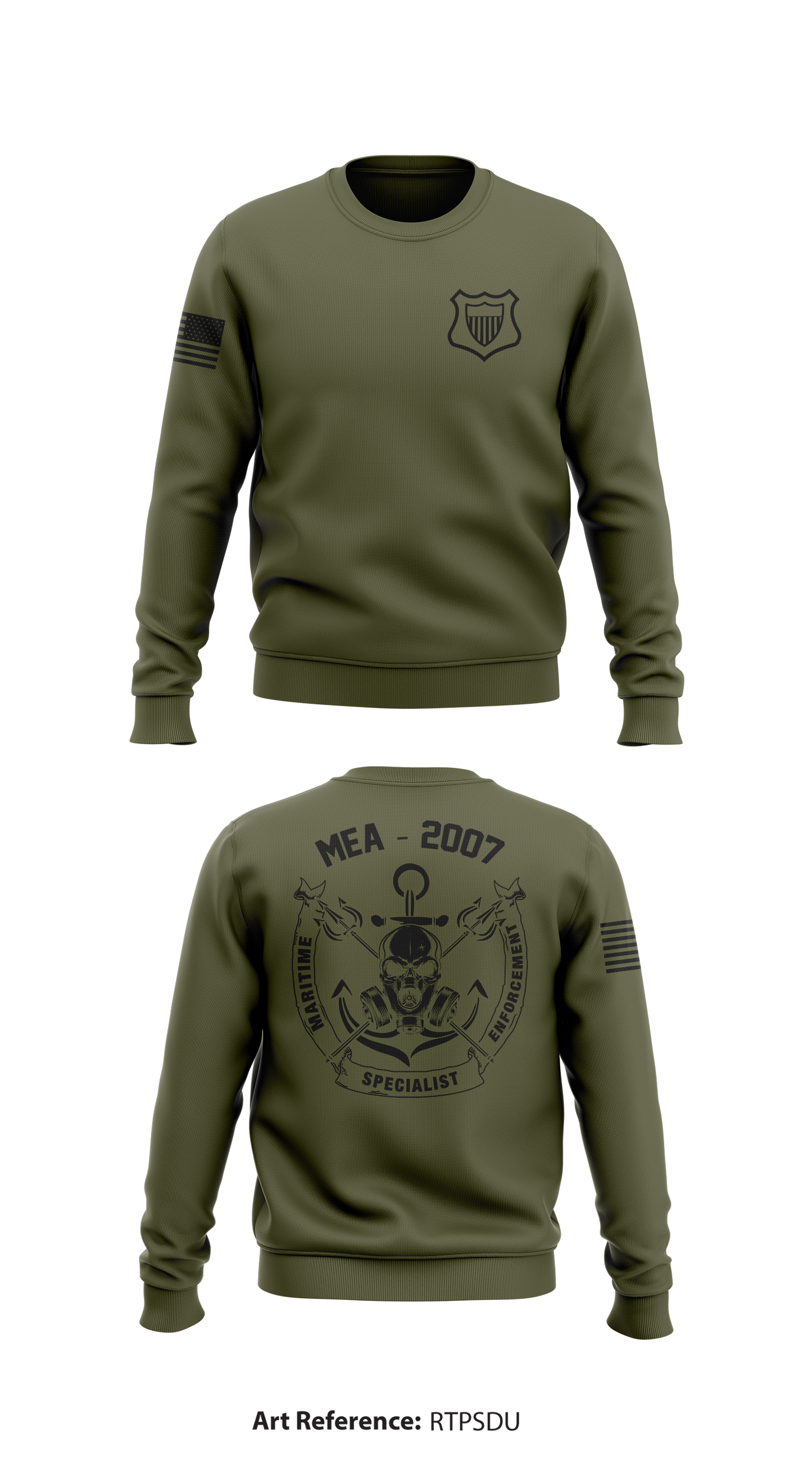ME A school 2007 Core Men's Crewneck Performance Sweatshirt - RTpsDU