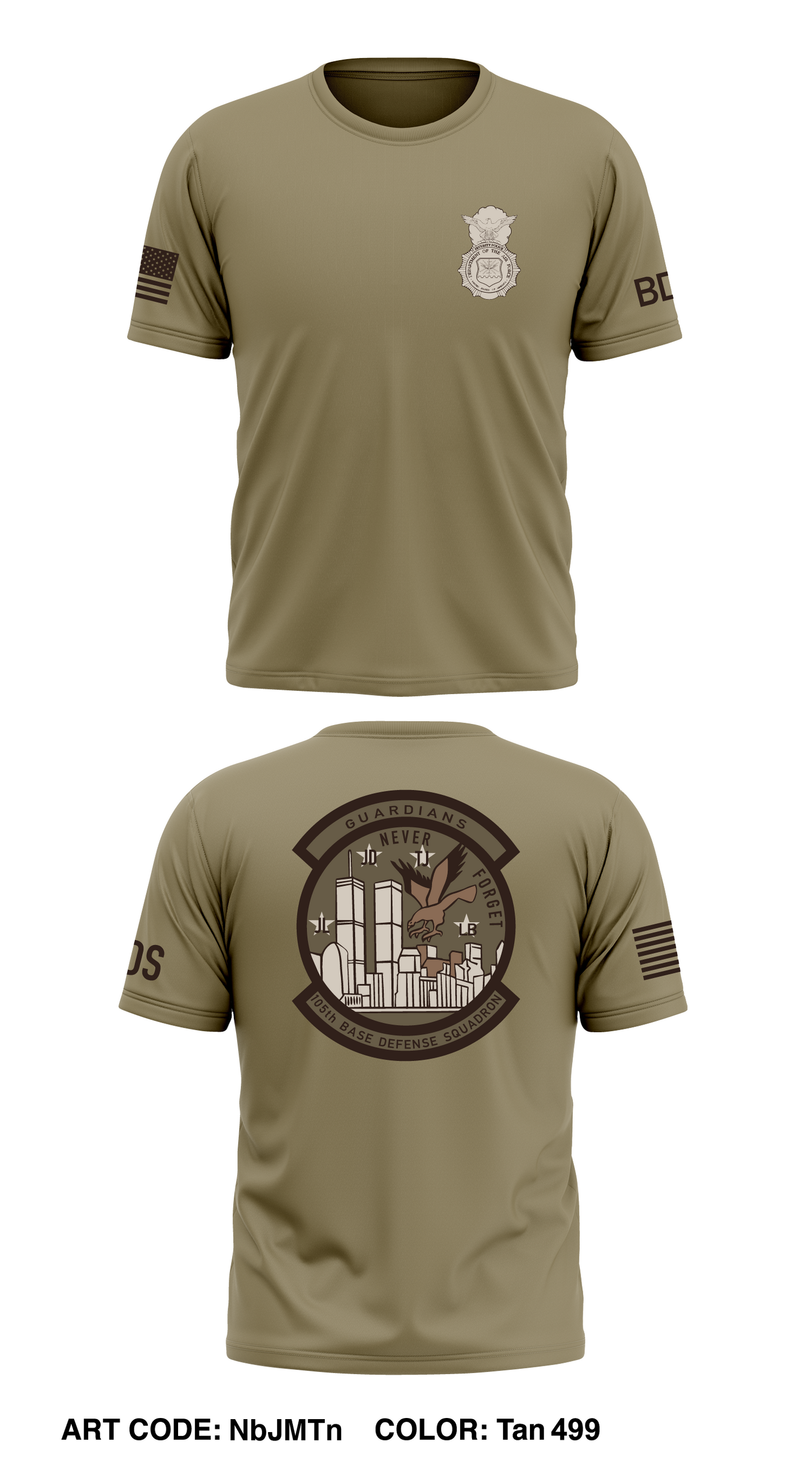 105 BDS Store 1 Core Men's SS Performance Tee - NbJMTn