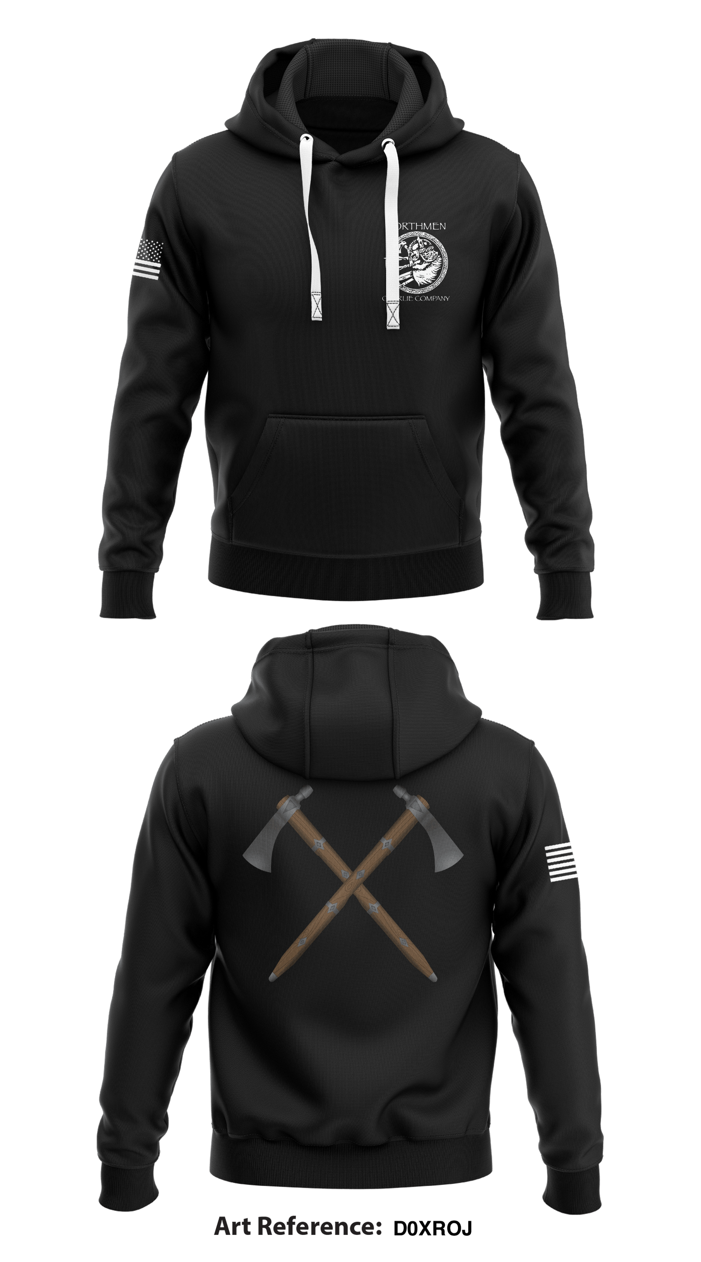 Charlie company, 92nd CA BN Store 1 Core Men's Hooded Performance Sweatshirt - D0XrOj