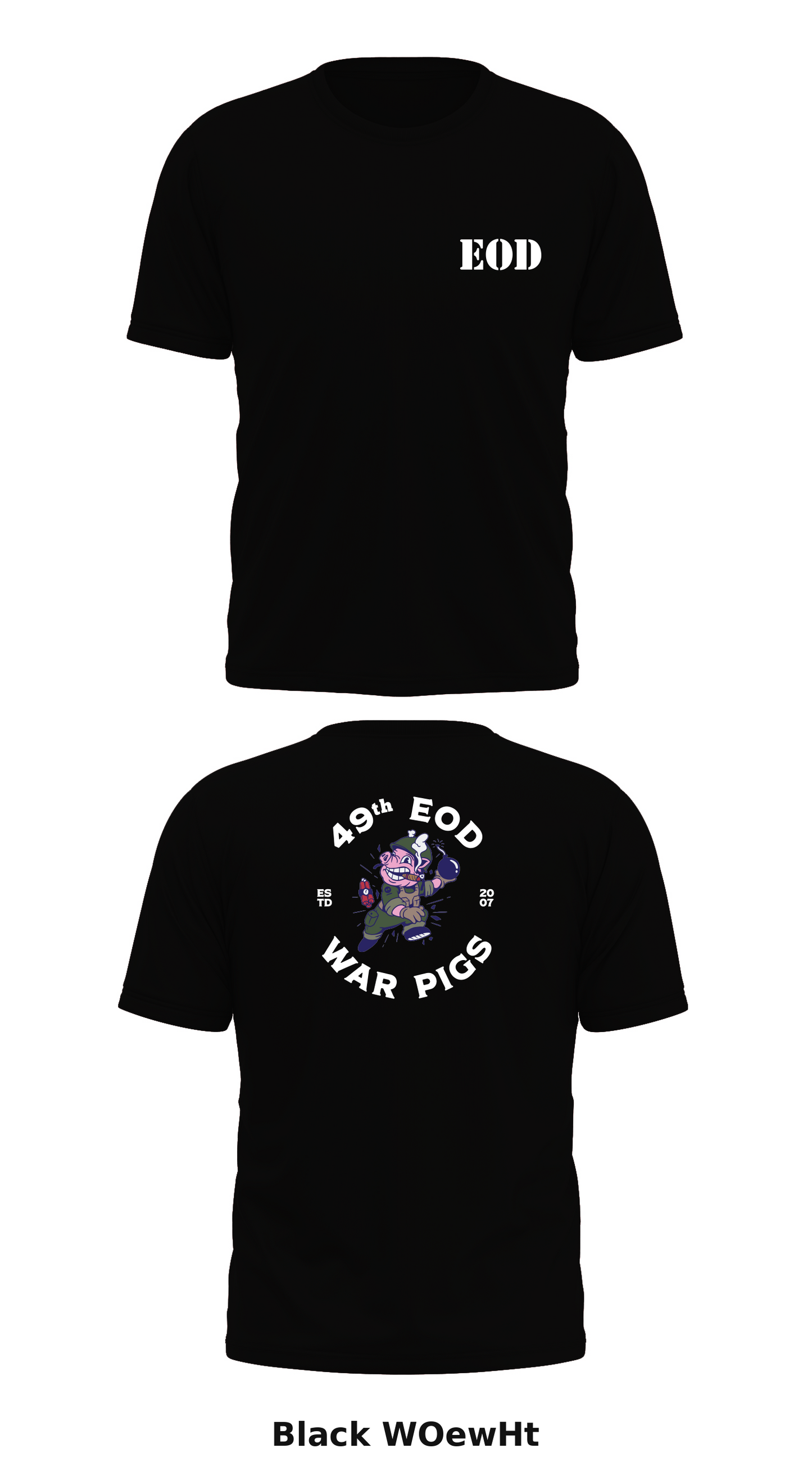 49th EOD Store 1 Core Men's SS Performance Tee - WOewHt