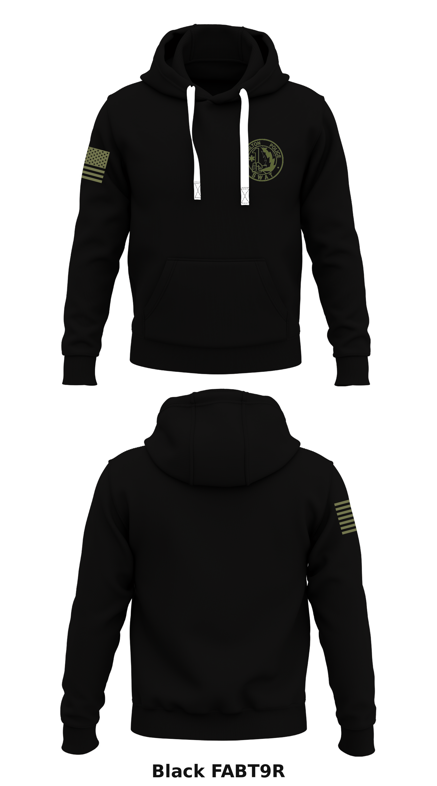 HAMILTON SWAT Store 1 Core Men's Hooded Performance Sweatshirt - FABT9R
