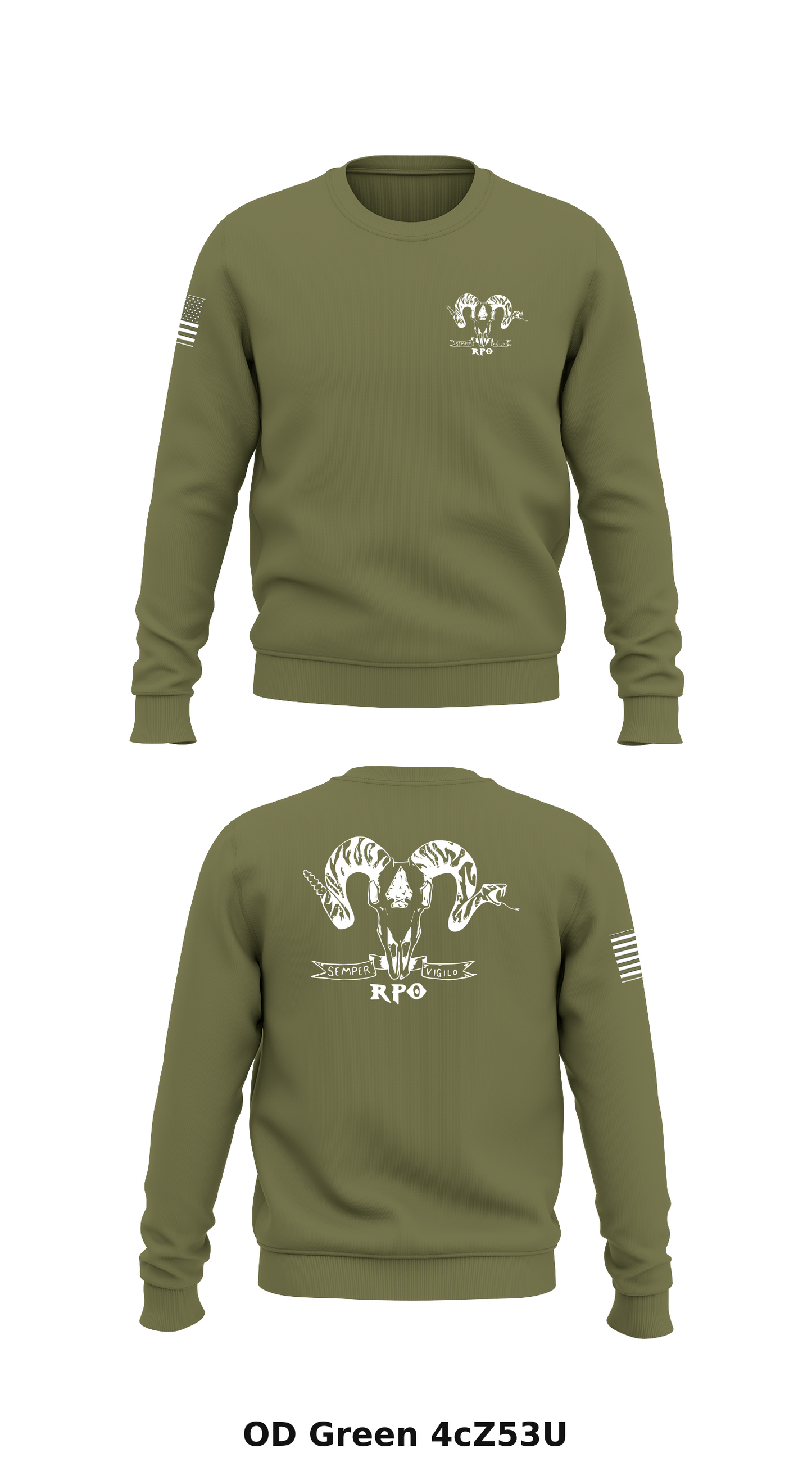 Range Patrol Operations Store 1 Core Men's Crewneck Performance Sweatshirt - 4cZ53U