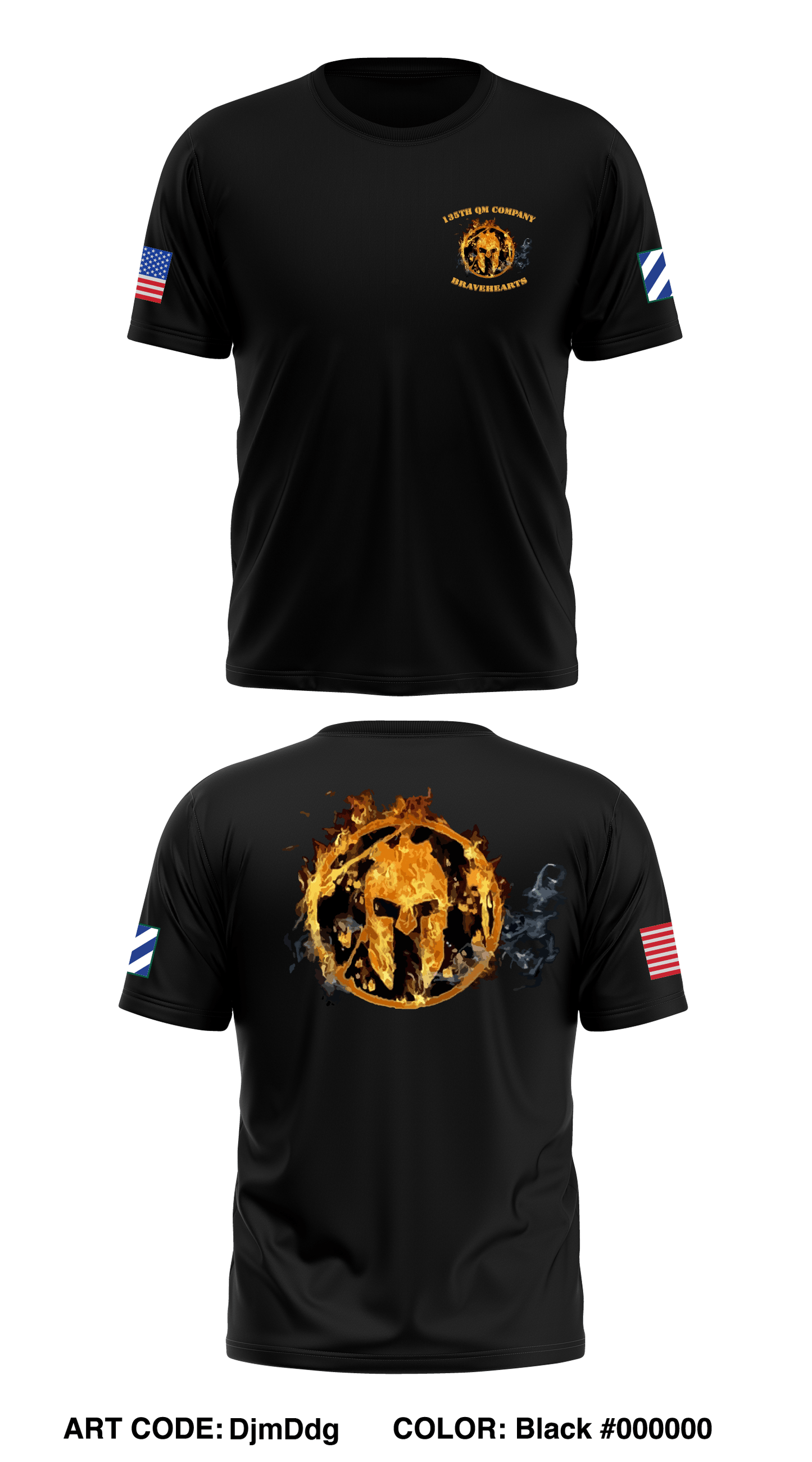 135th QM, 87th CSSB, 3SB, 3ID Store 1 Core Men's SS Performance Tee - DjmDdg