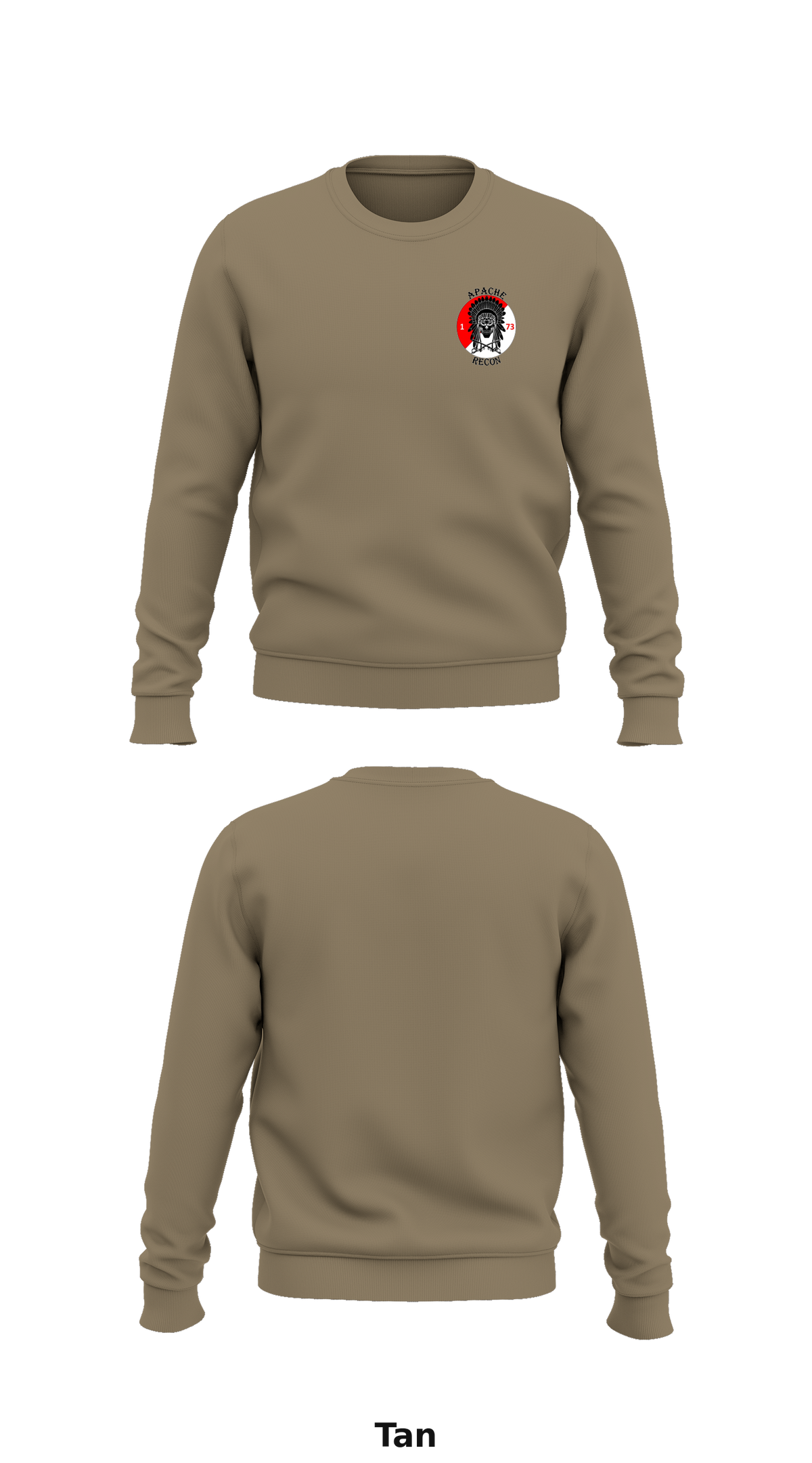 1-73 cav alpha troop store 1 Core Men's Crewneck Performance Sweatshirt - 68456343397