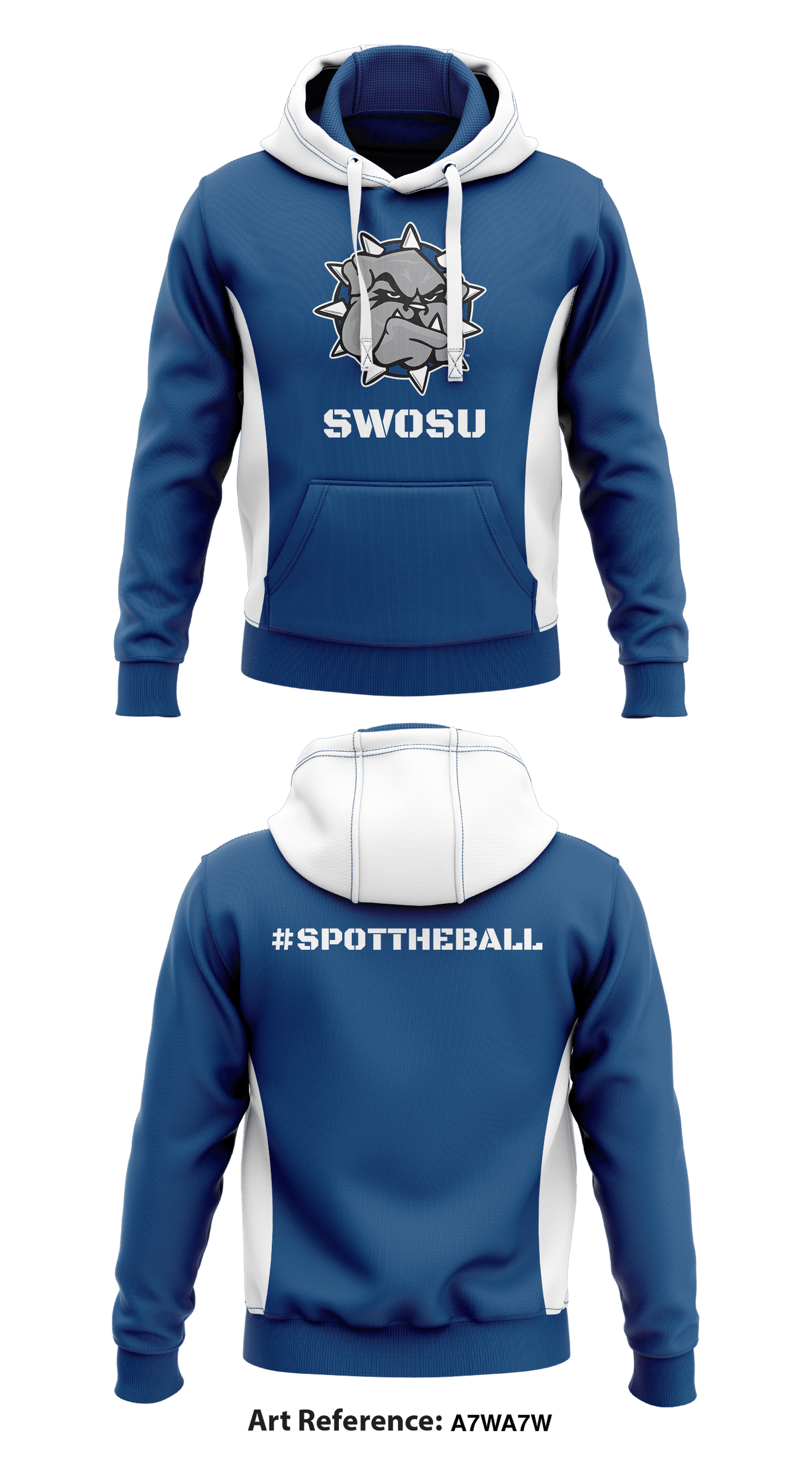 Southwestern Oklahoma State University Store 1 Core Men's Hooded Performance Sweatshirt - A7wA7W