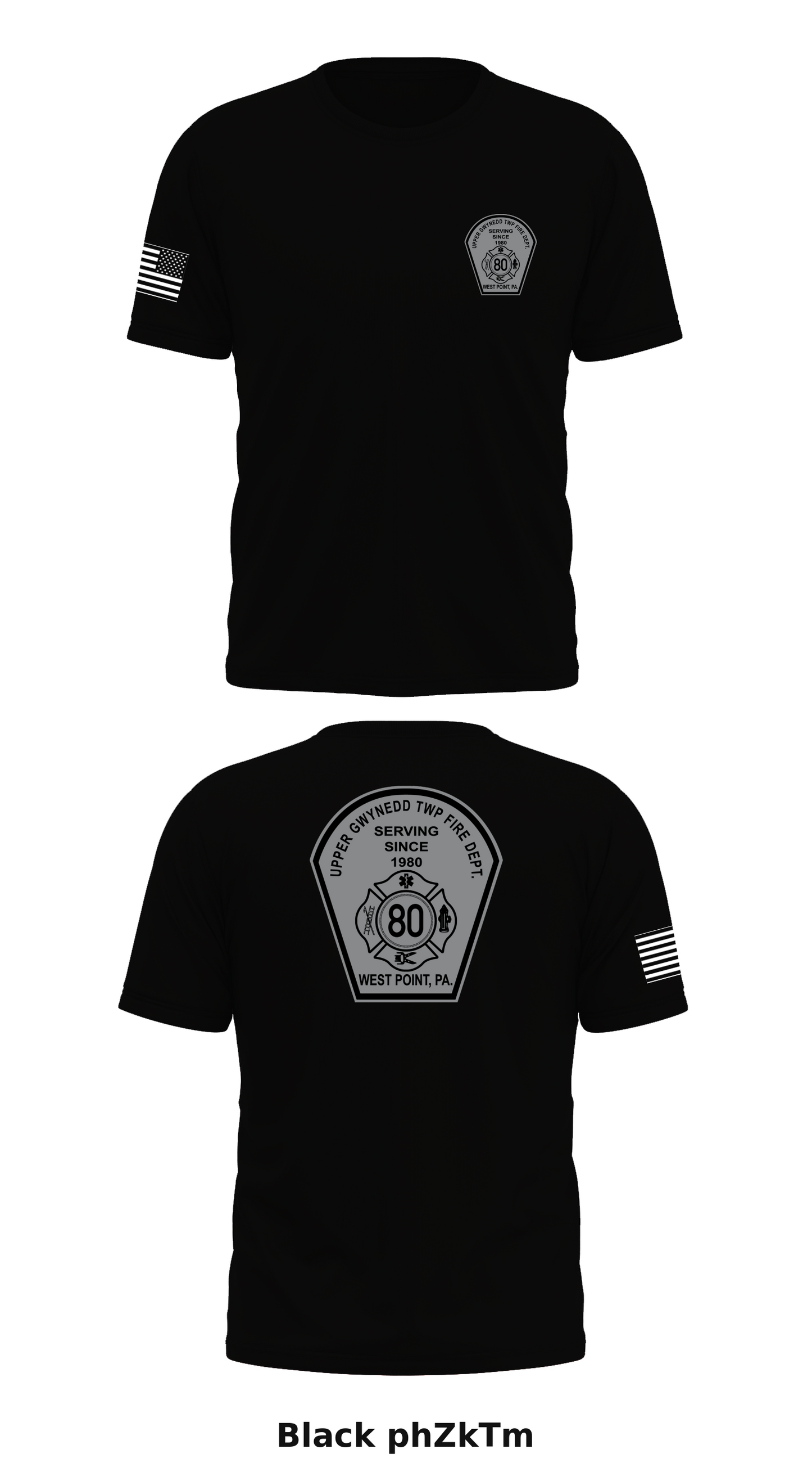 Upper Gwynedd Fire Department Store 1 Core Men's SS Performance Tee - phZkTm