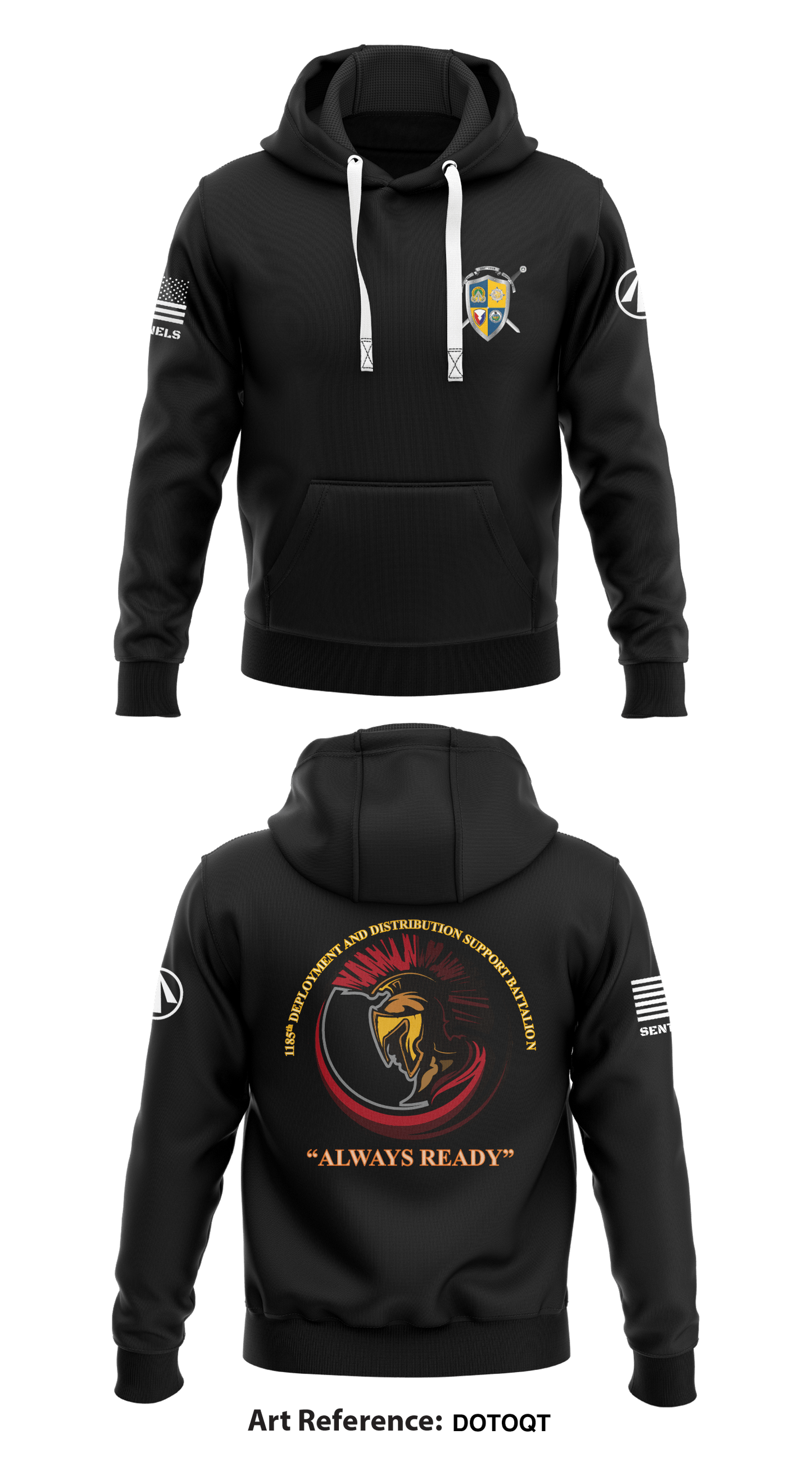 1185th DDSB Store 1 Core Men's Hooded Performance Sweatshirt - DOToqt