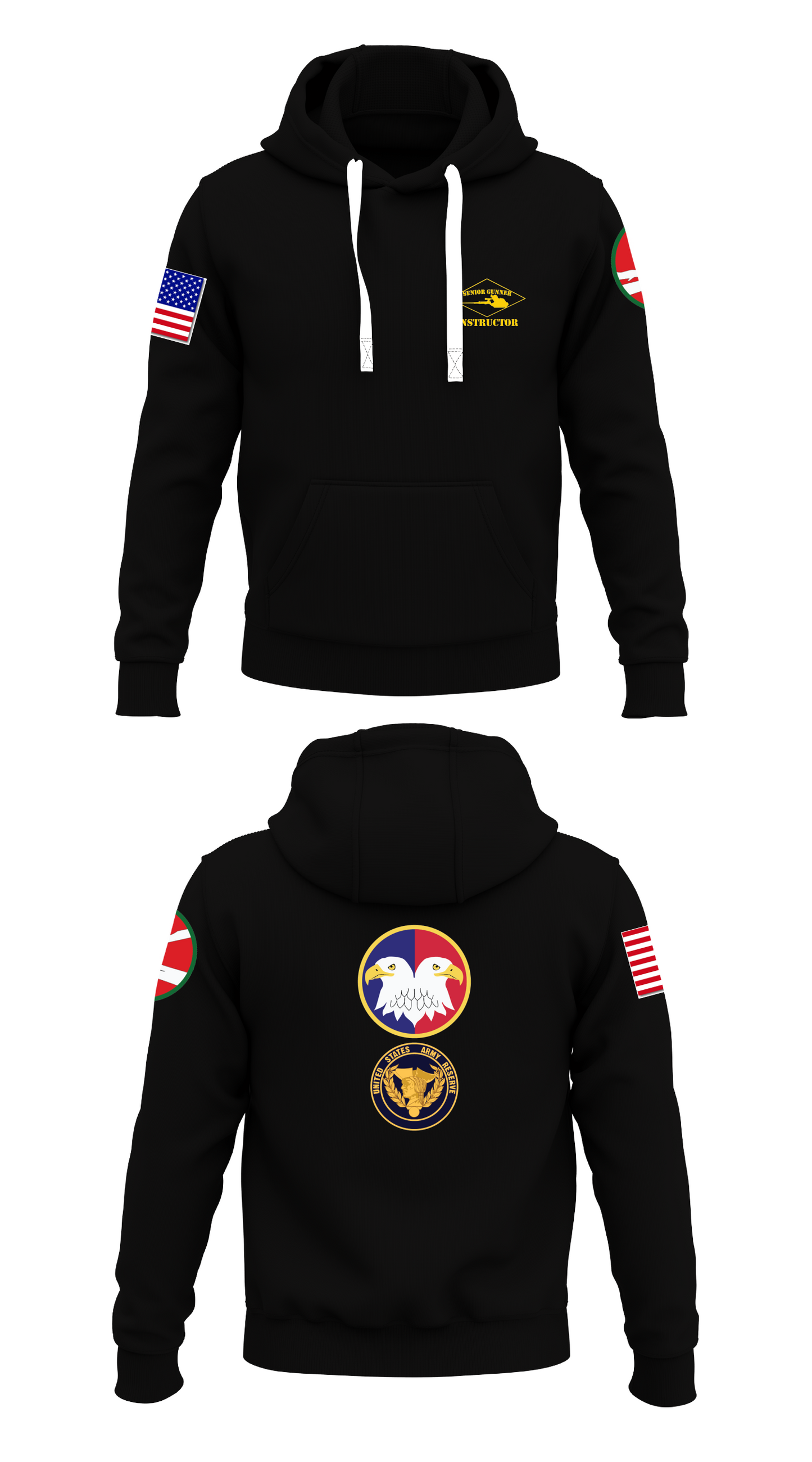 SENIOR GUNNER COURSE Store 1 Core Men's Hooded Performance Sweatshirt - 74959721742