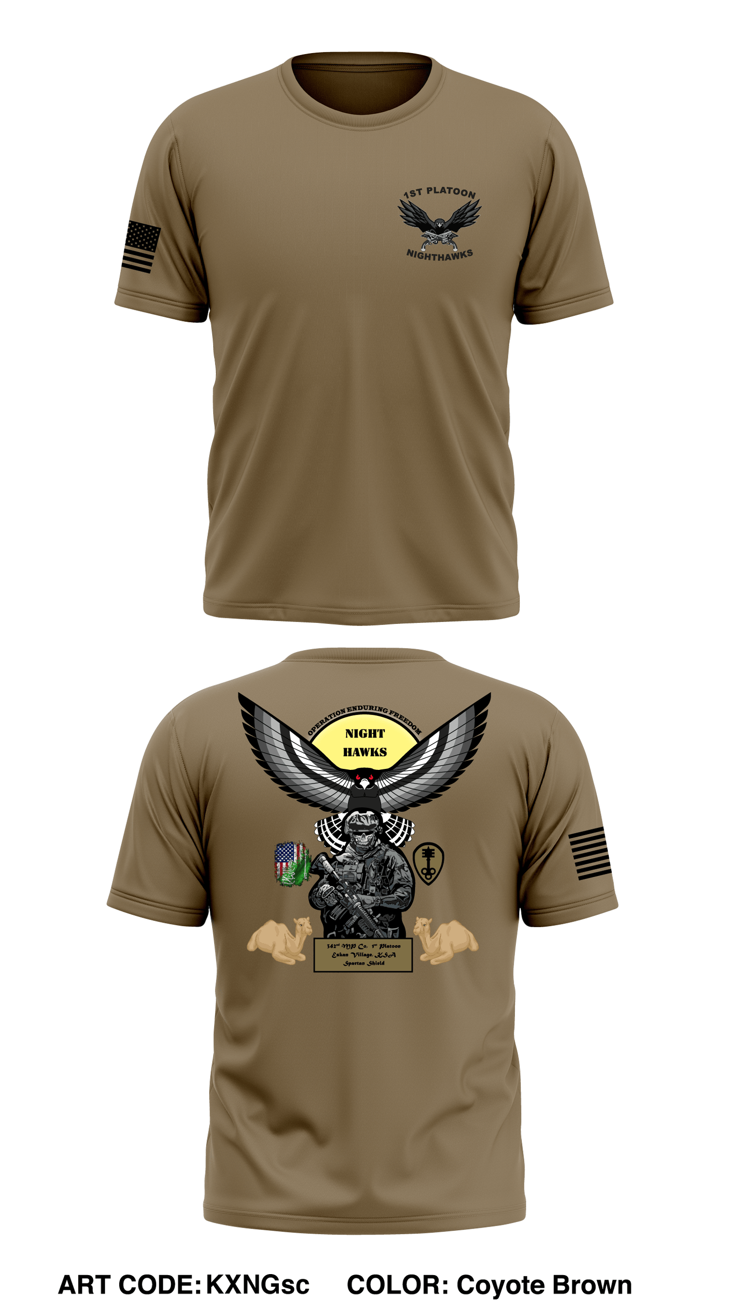 342nd MP Store 1 Core Men's SS Performance Tee - KXNGsc