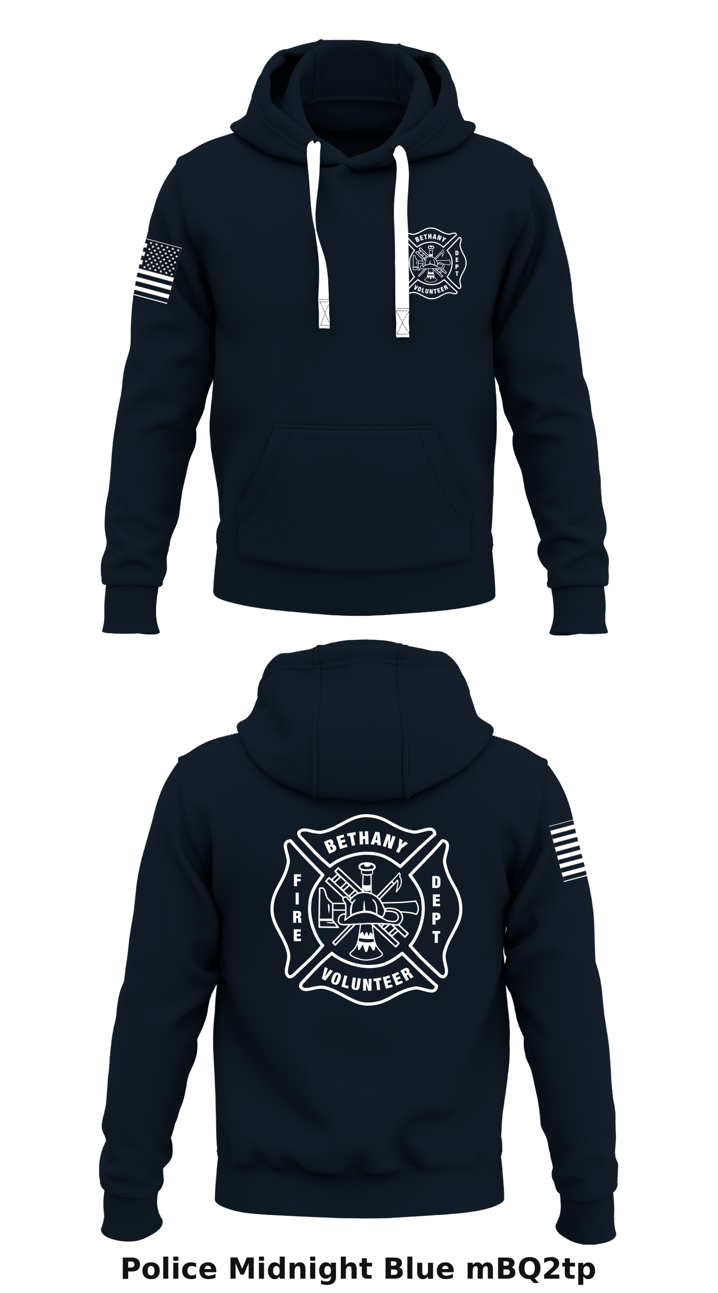 Bethany Fire Department Store 1 Core Men's Hooded Performance Sweatshirt - mBQ2tp