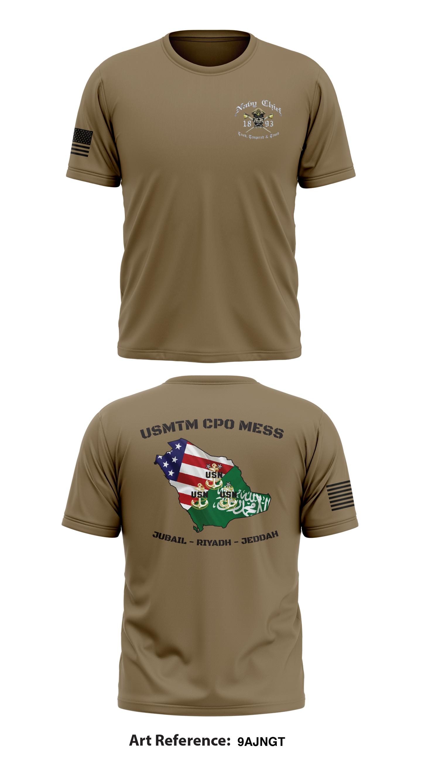 USMTM Saudi Arabia Store 1 Core Men's SS Performance Tee - 9AjnGt