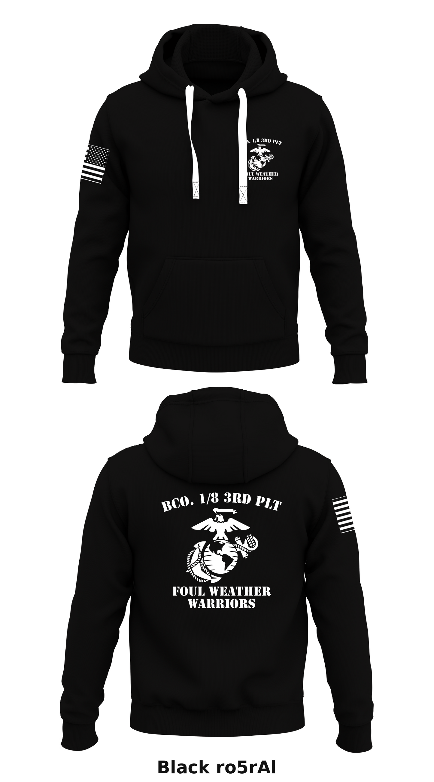 Bco. 1/8 3rd Plt Store 1 Core Men's Hooded Performance Sweatshirt - ro5rAl
