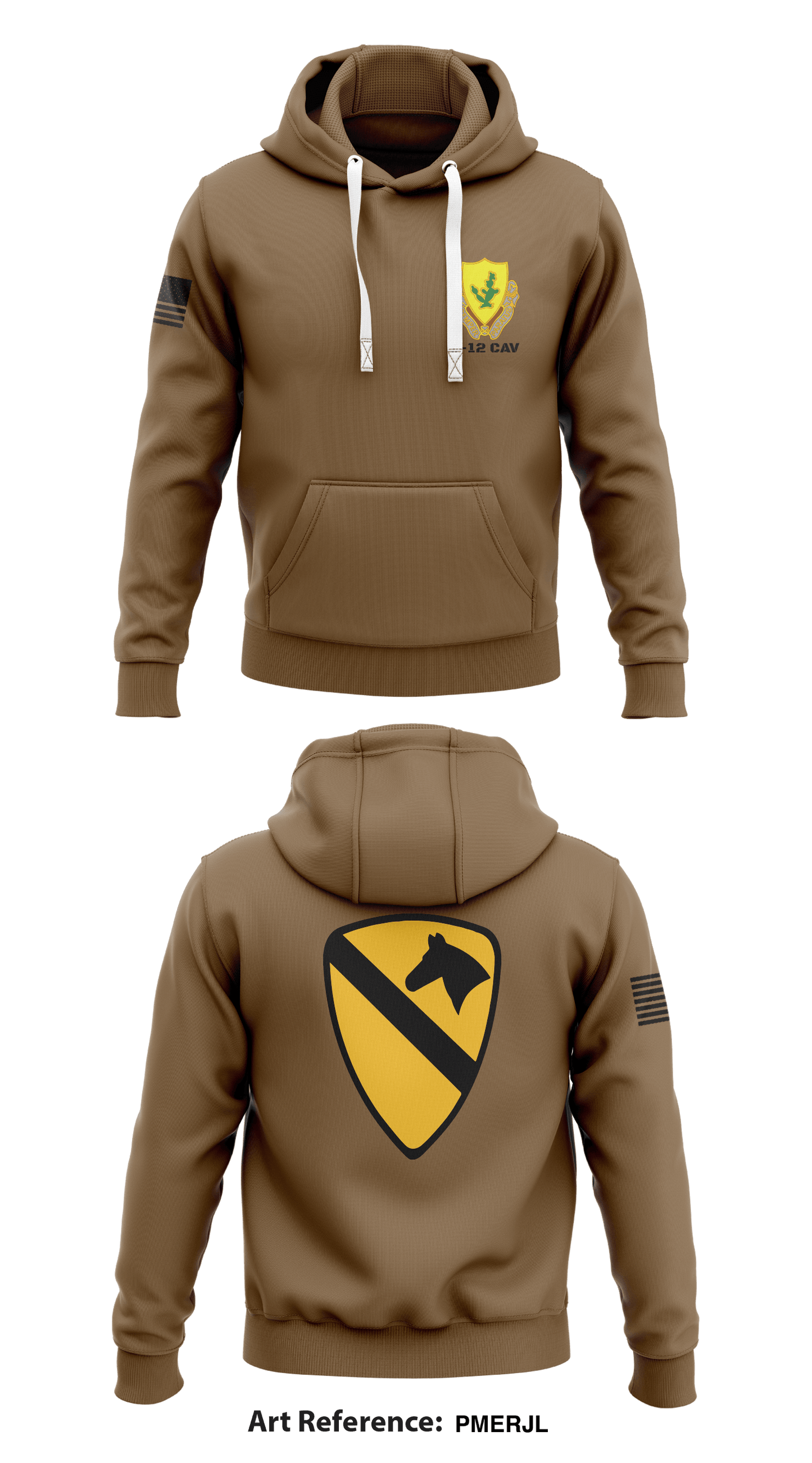 1-12 Cav Store 1 Core Men's Hooded Performance Sweatshirt - pMeRJL
