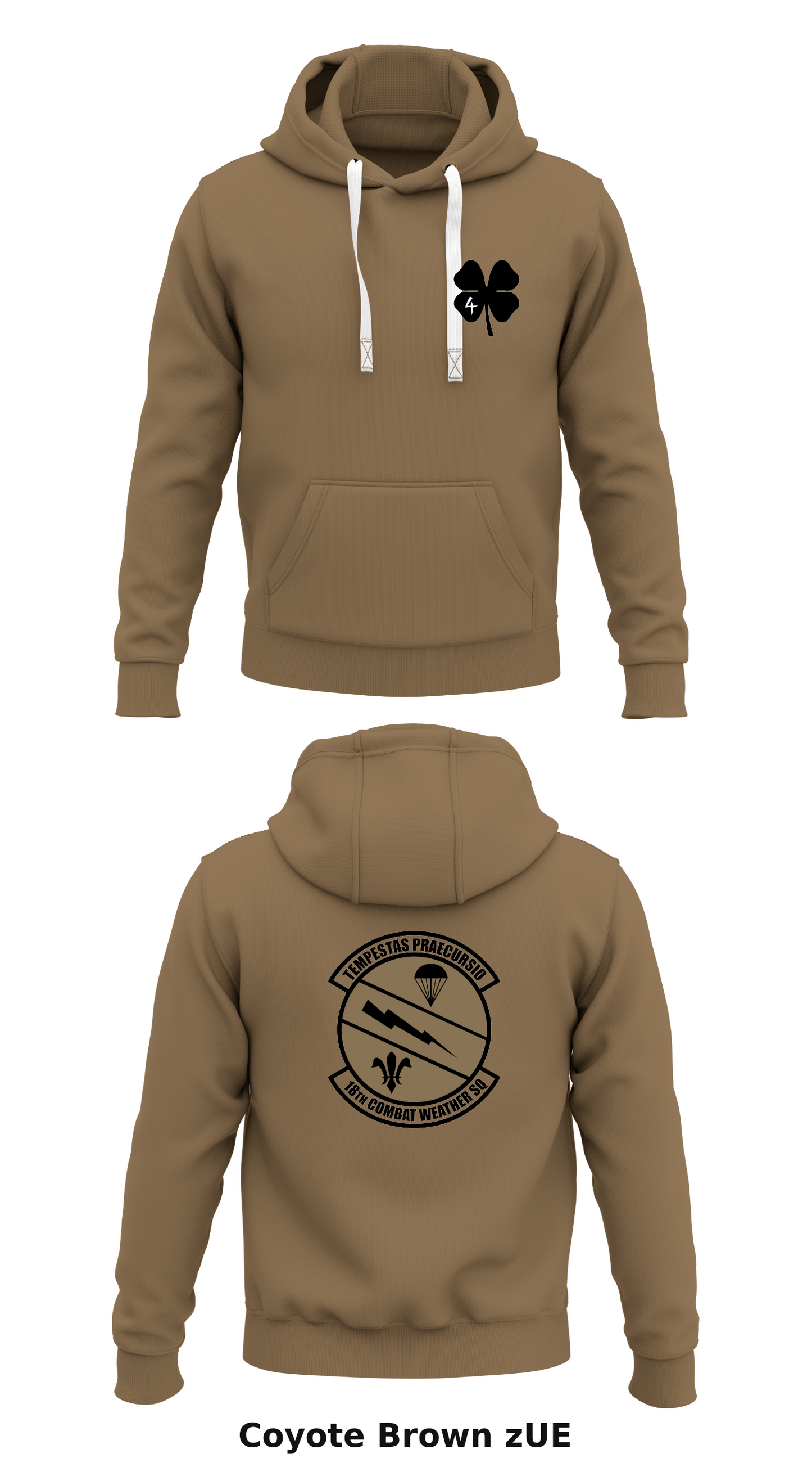 Detachment 4, 18th Combat Weather Squadron Store 1 Core Men's Hooded Performance Sweatshirt - zUE