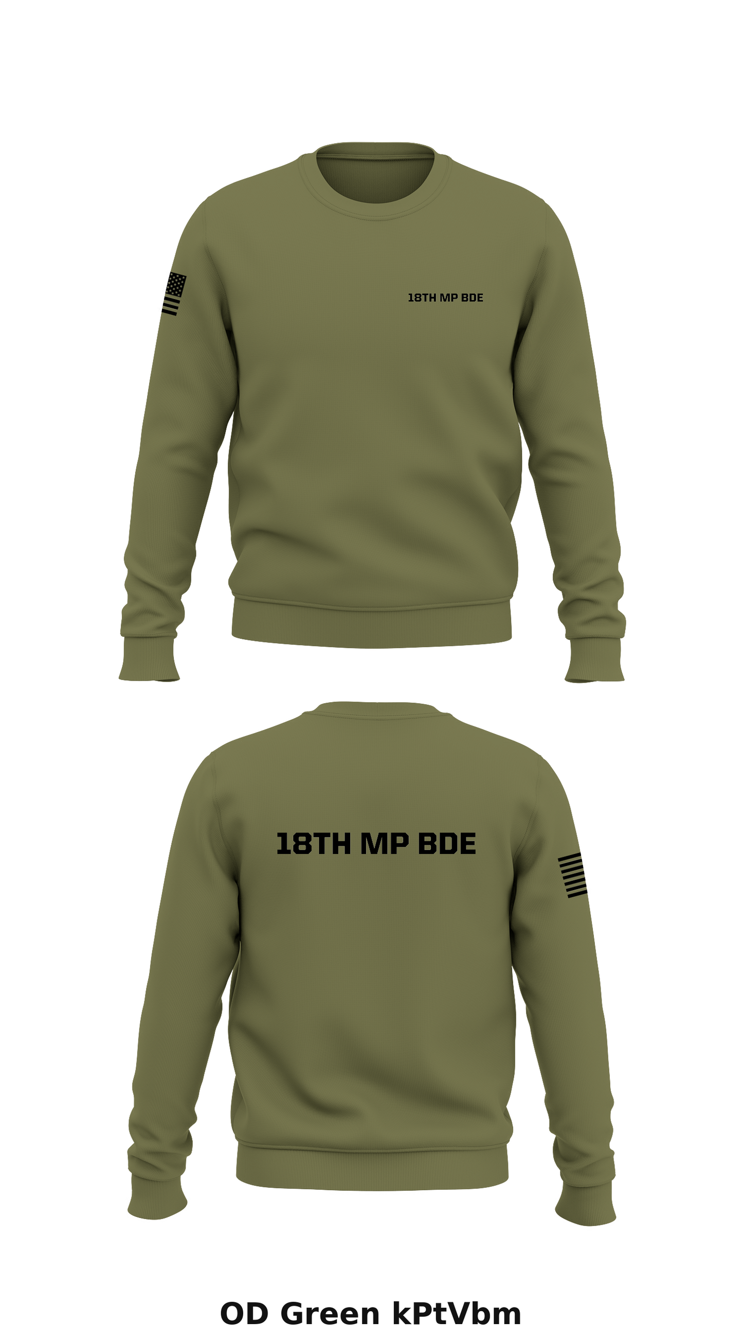 18th mp bde Store 1 Core Men's Crewneck Performance Sweatshirt - kPtVbm
