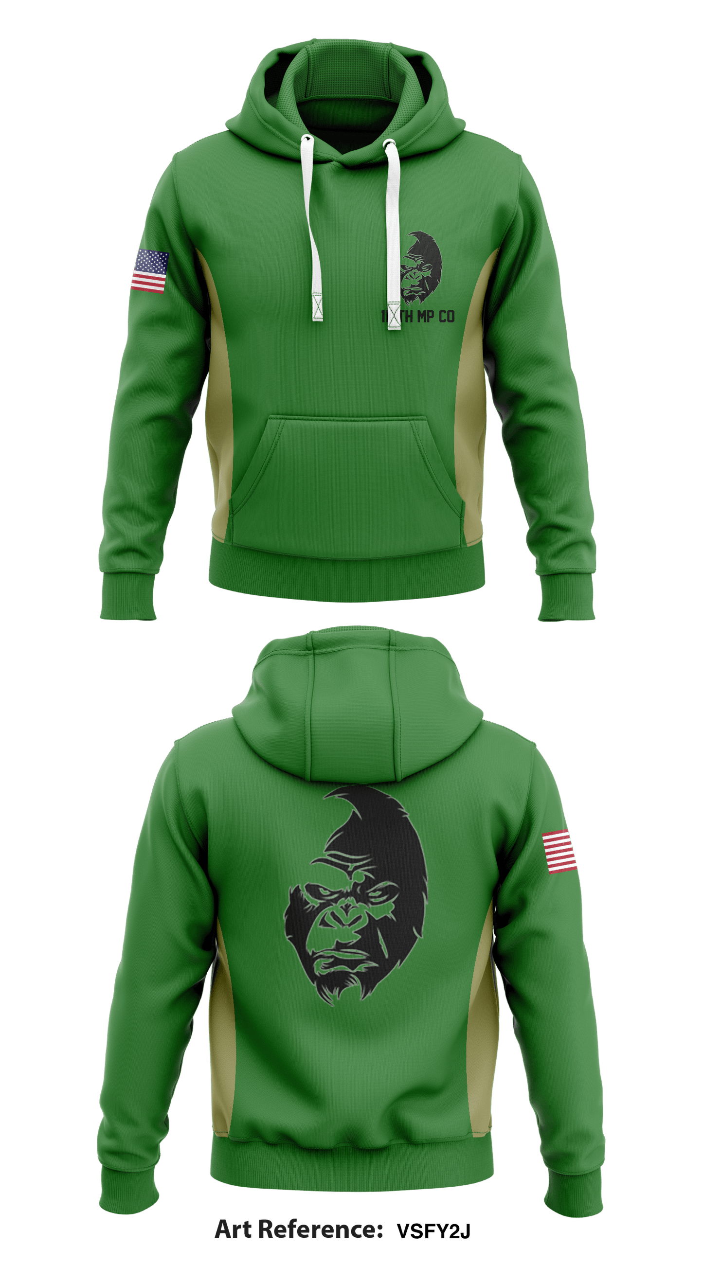 115th MP CO Store 1 Core Men's Hooded Performance Sweatshirt - VSfY2J