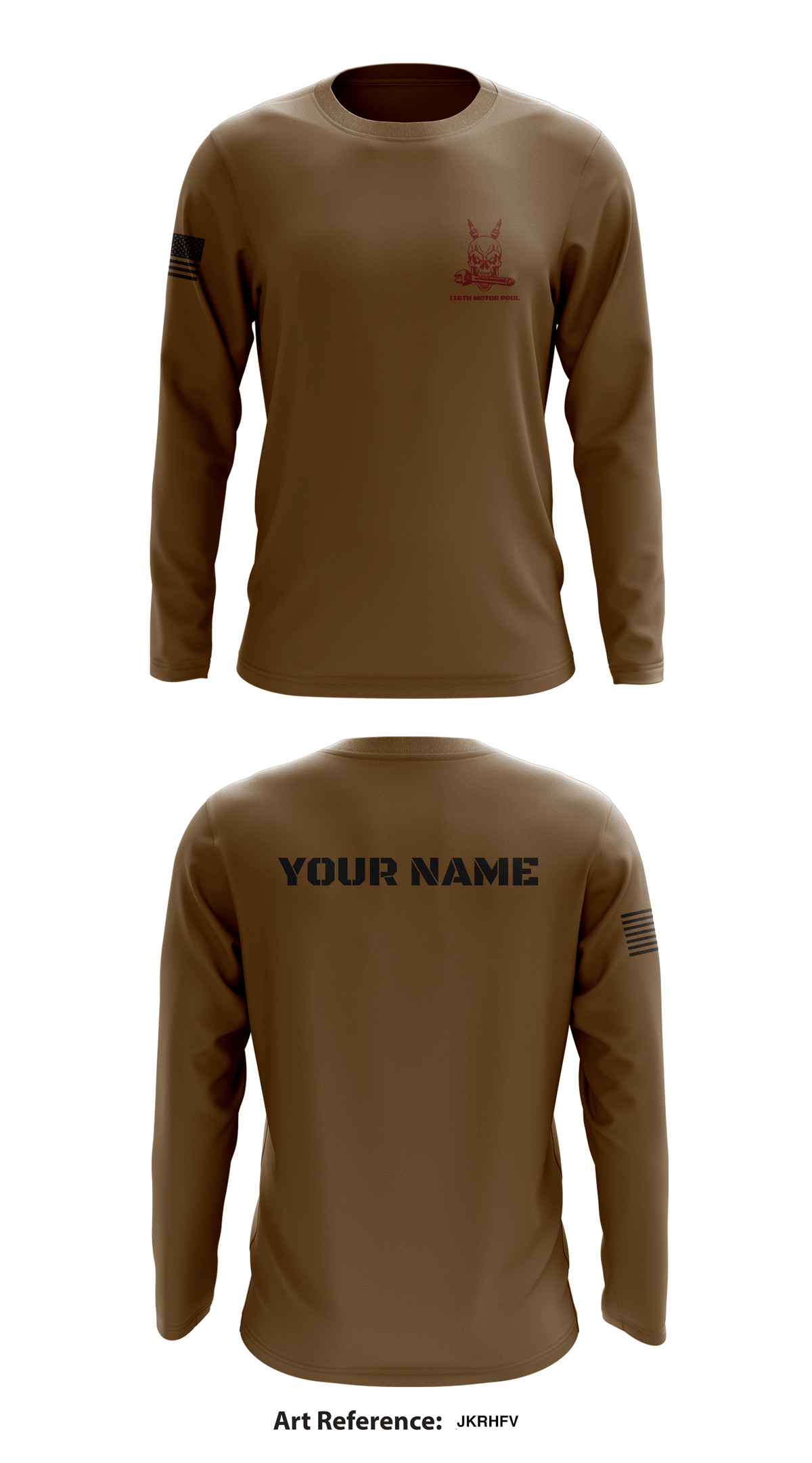 116th Motor Pool Store 1 Core Men's LS Performance Tee - jkrhFV
