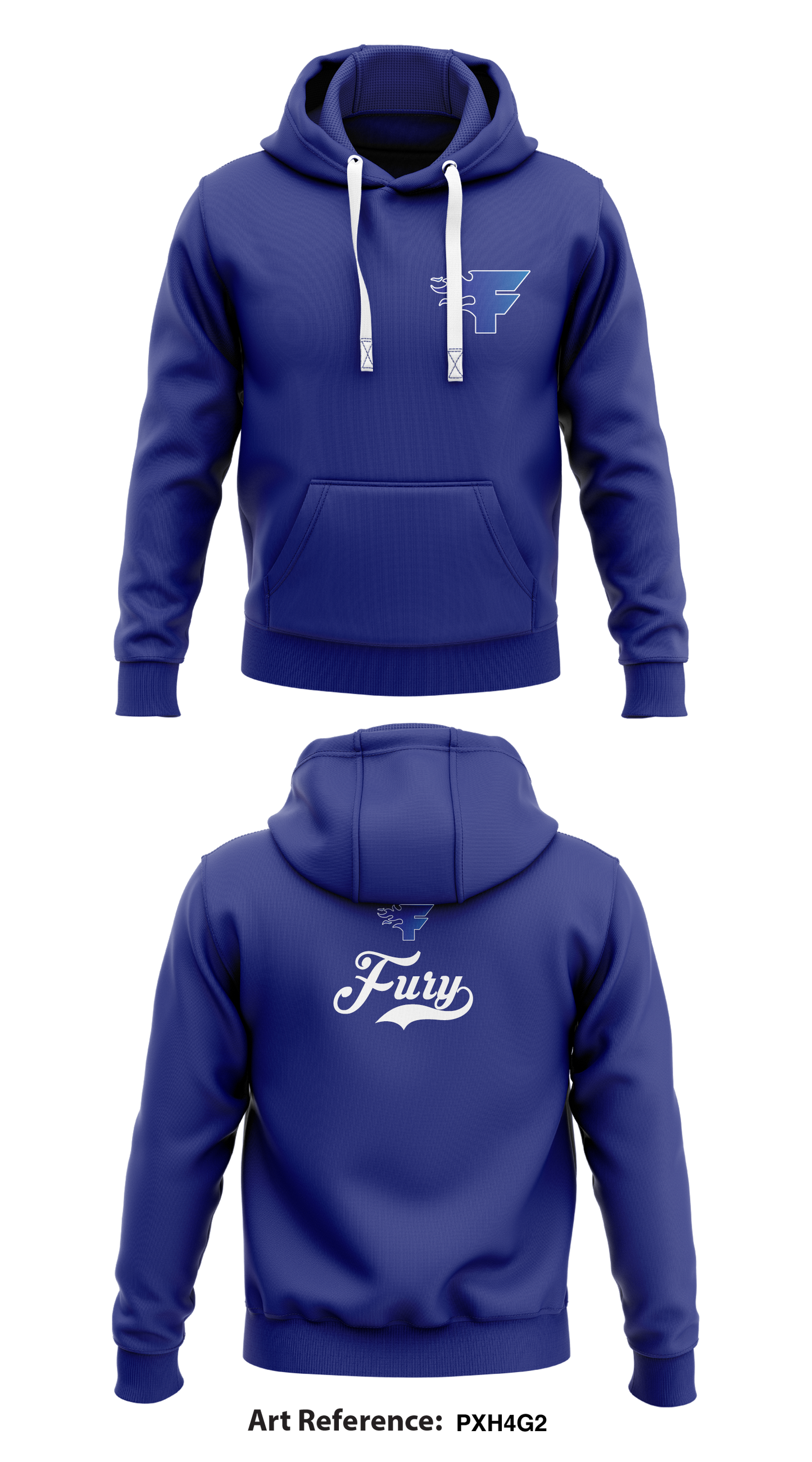 Fury Store 1 Core Men's Hooded Performance Sweatshirt - pxh4g2