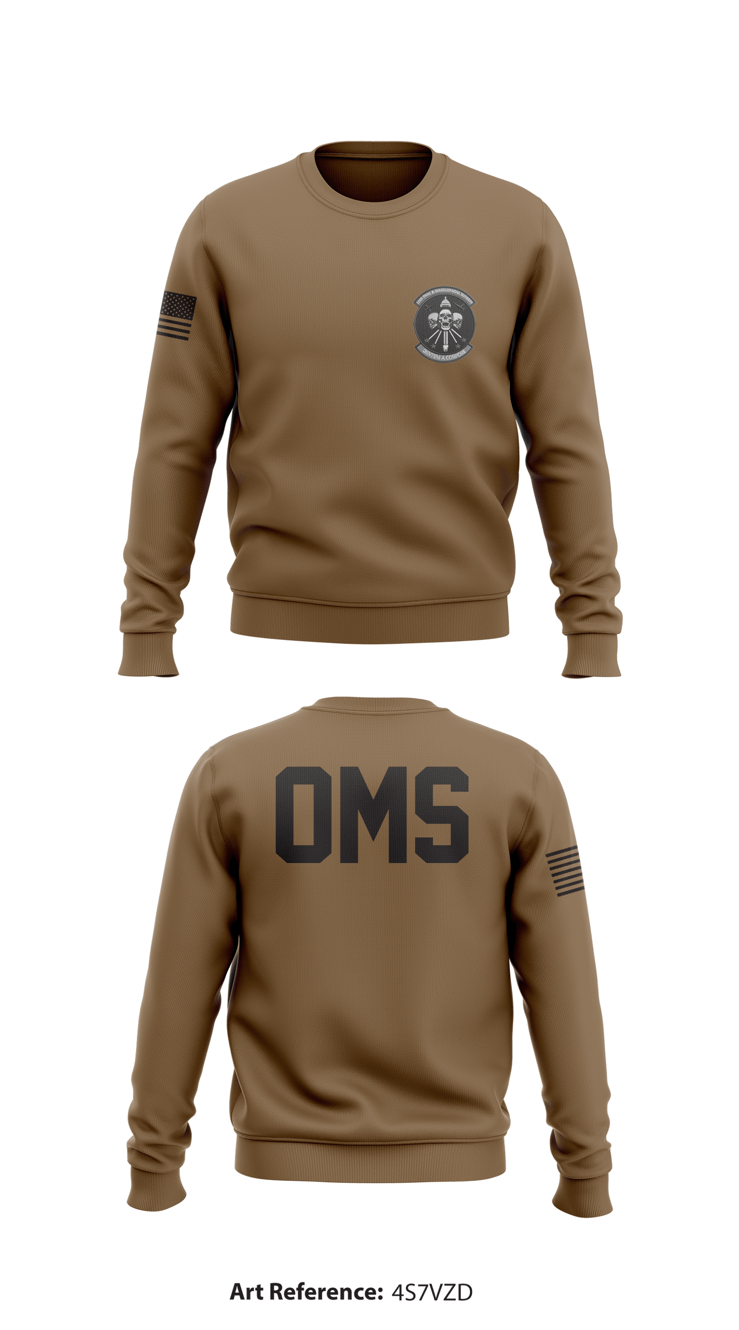 11DS OMS Store 1 Core Men's Crewneck Performance Sweatshirt - 4S7vzd
