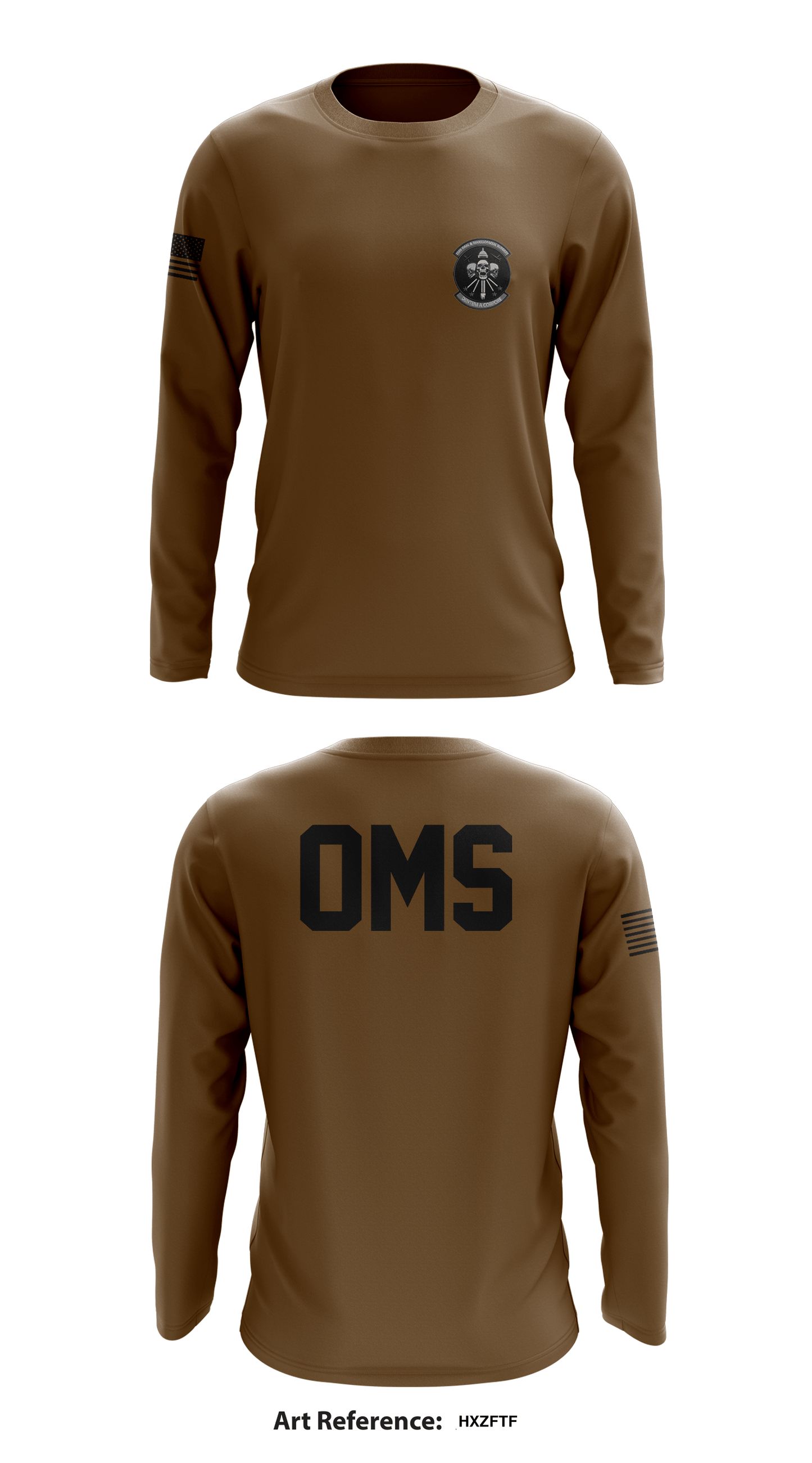11DS OMS Store 1 Core Men's LS Performance Tee - hXZFtF