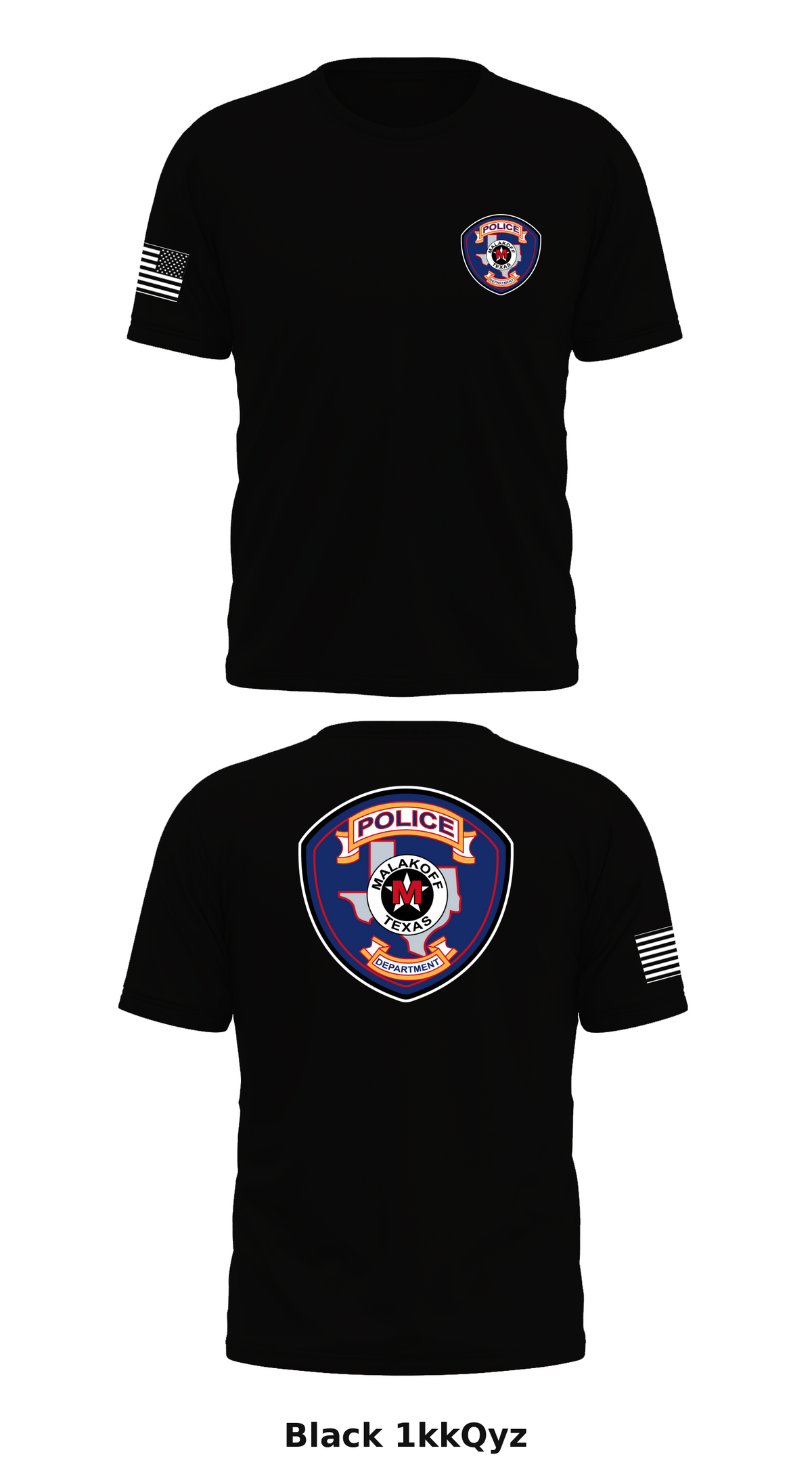 Malakoff Police Department Store 1 Core Men's SS Performance Tee - 1kkQyz
