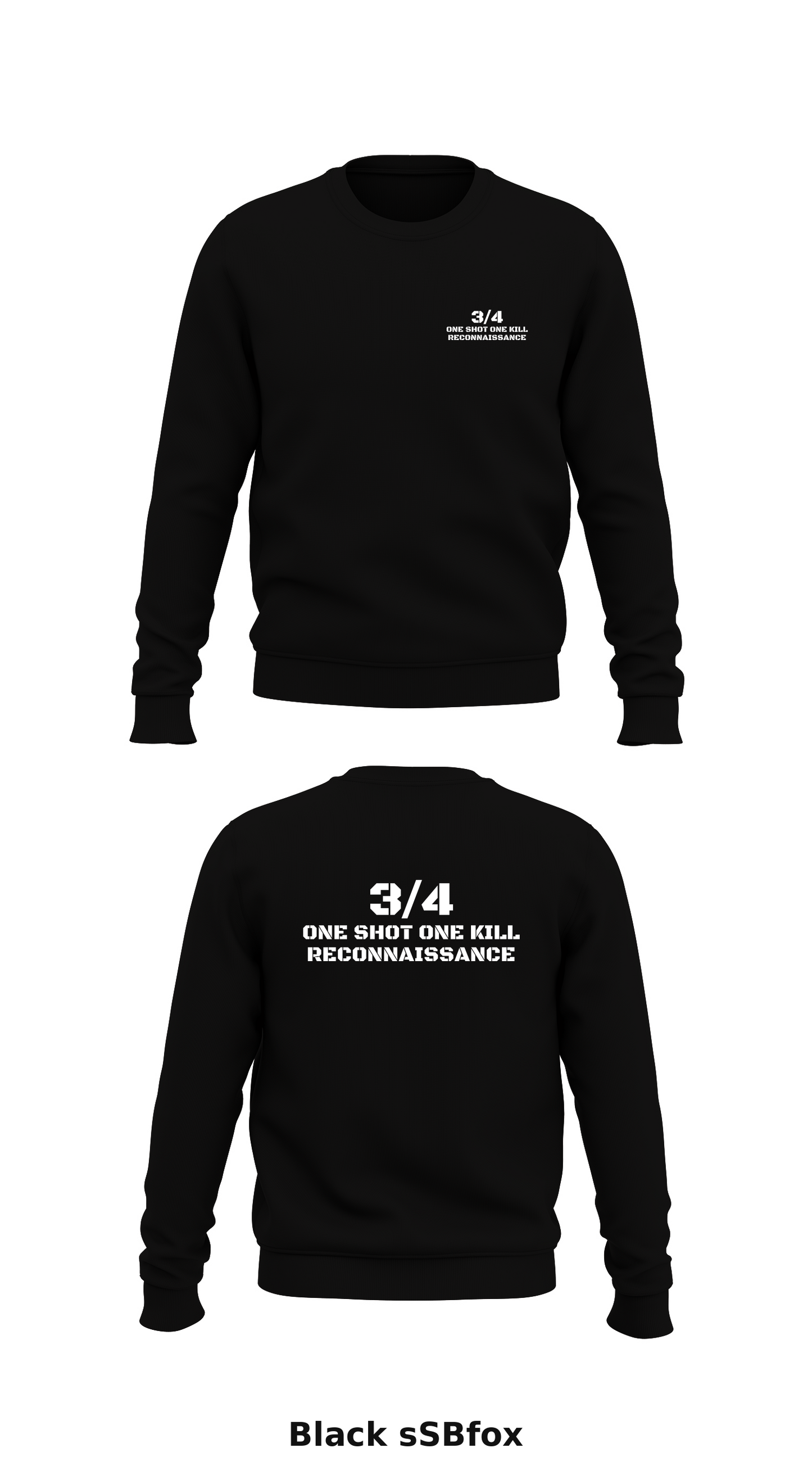 3/4 Store 1 Core Men's Crewneck Performance Sweatshirt - sSBfox