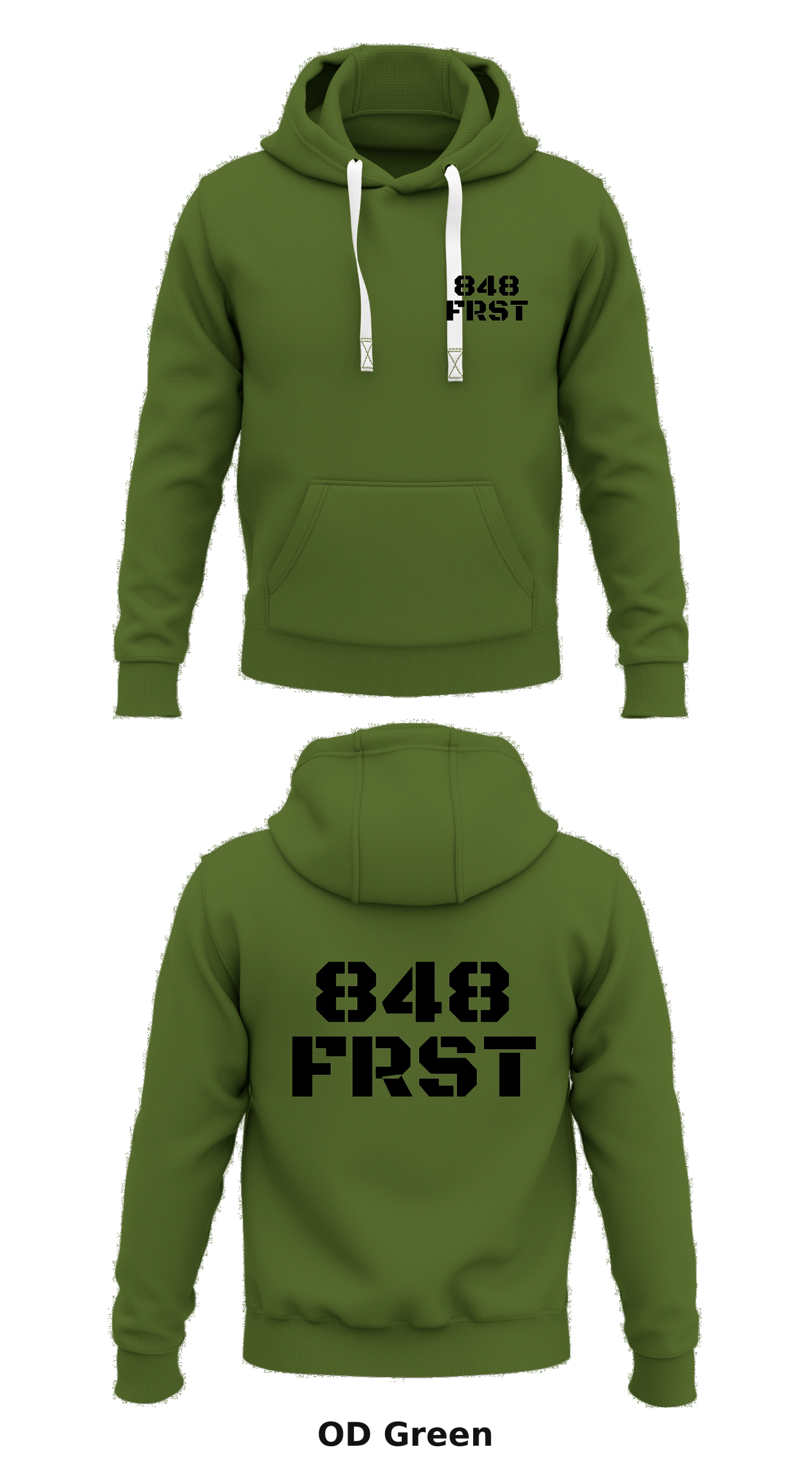848 FRST Store 1 Core Men's Hooded Performance Sweatshirt - 57603184629