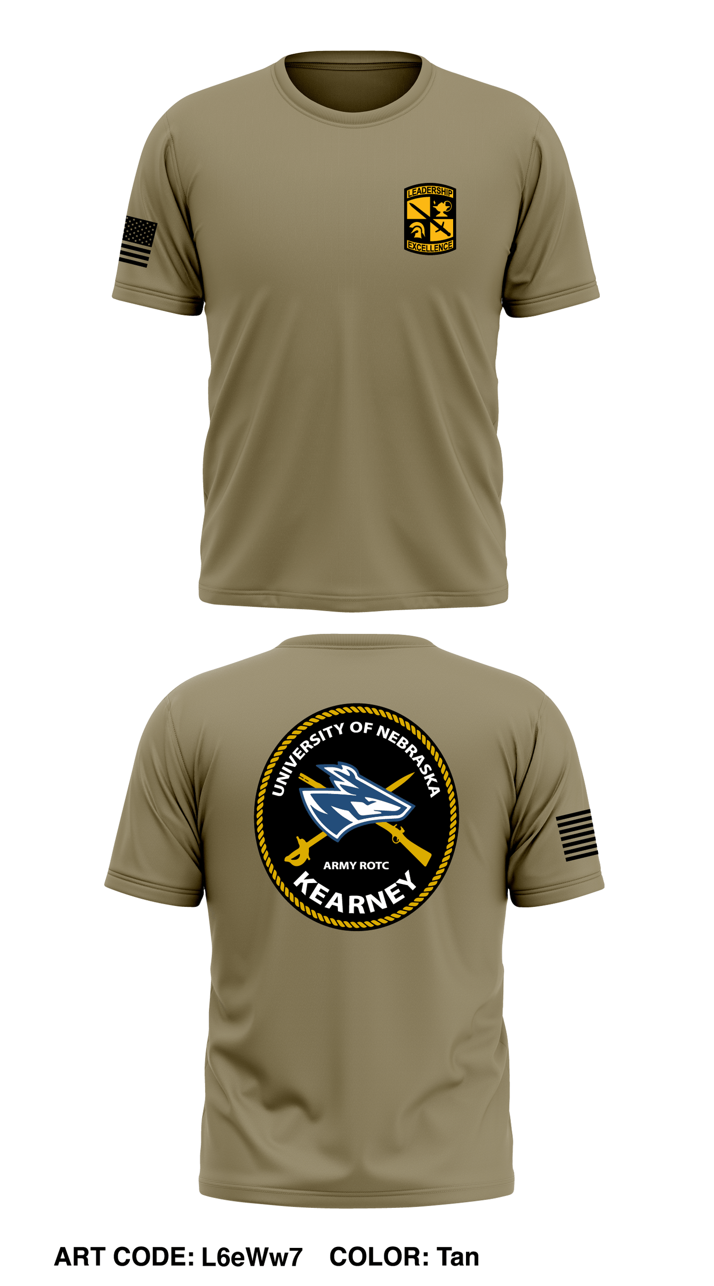 B Co UNK ROTC Store 1 Core Men's SS Performance Tee - L6eWw7