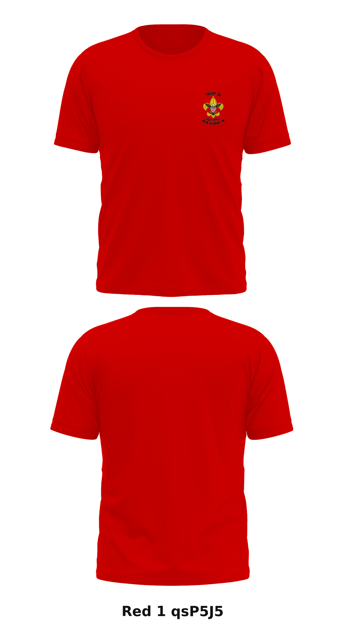 Troop 36 Store 1 Core Men's SS Performance Tee - qsP5J5