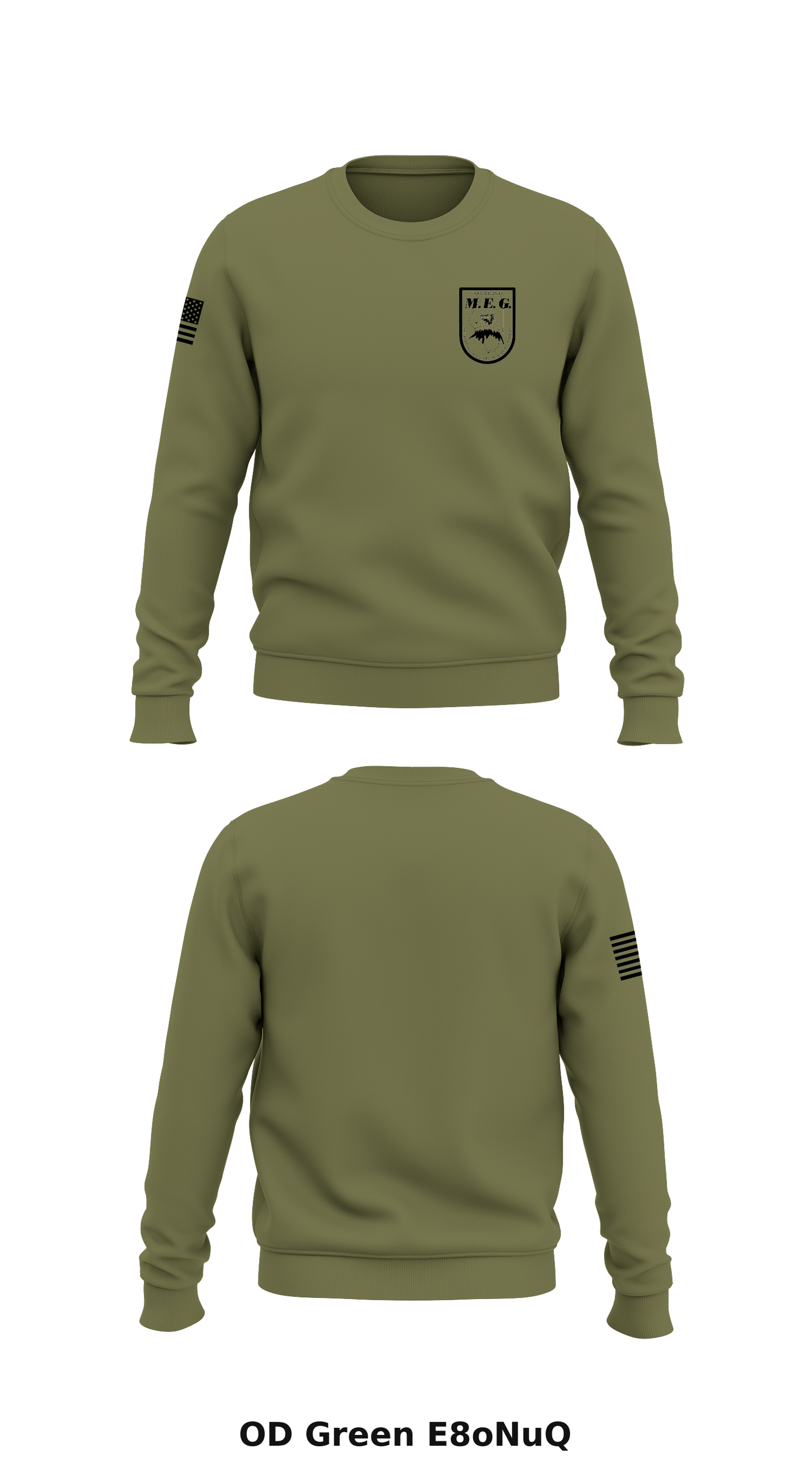 Lake County Metropolitan Enforcement Group Store 1 Core Men's Crewneck Performance Sweatshirt - E8oNuQ