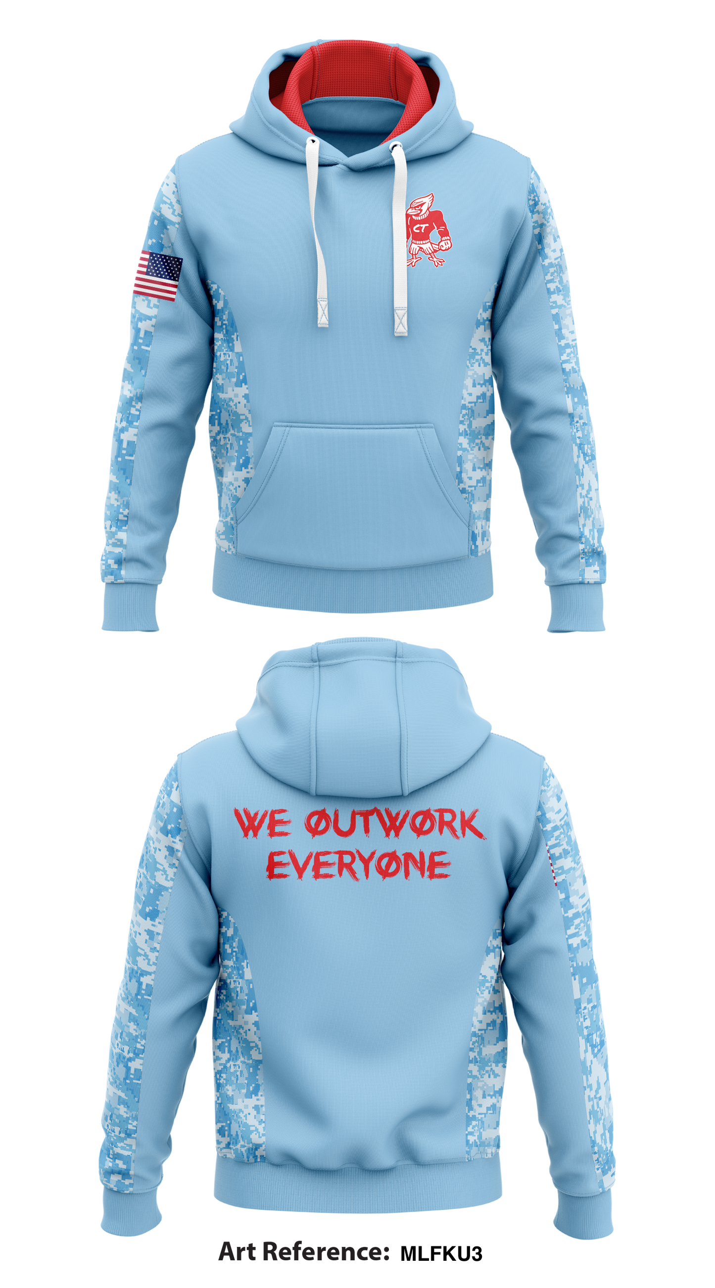 CT CARDINALS Store 1 Core Men's Hooded Performance Sweatshirt - mLFKU3