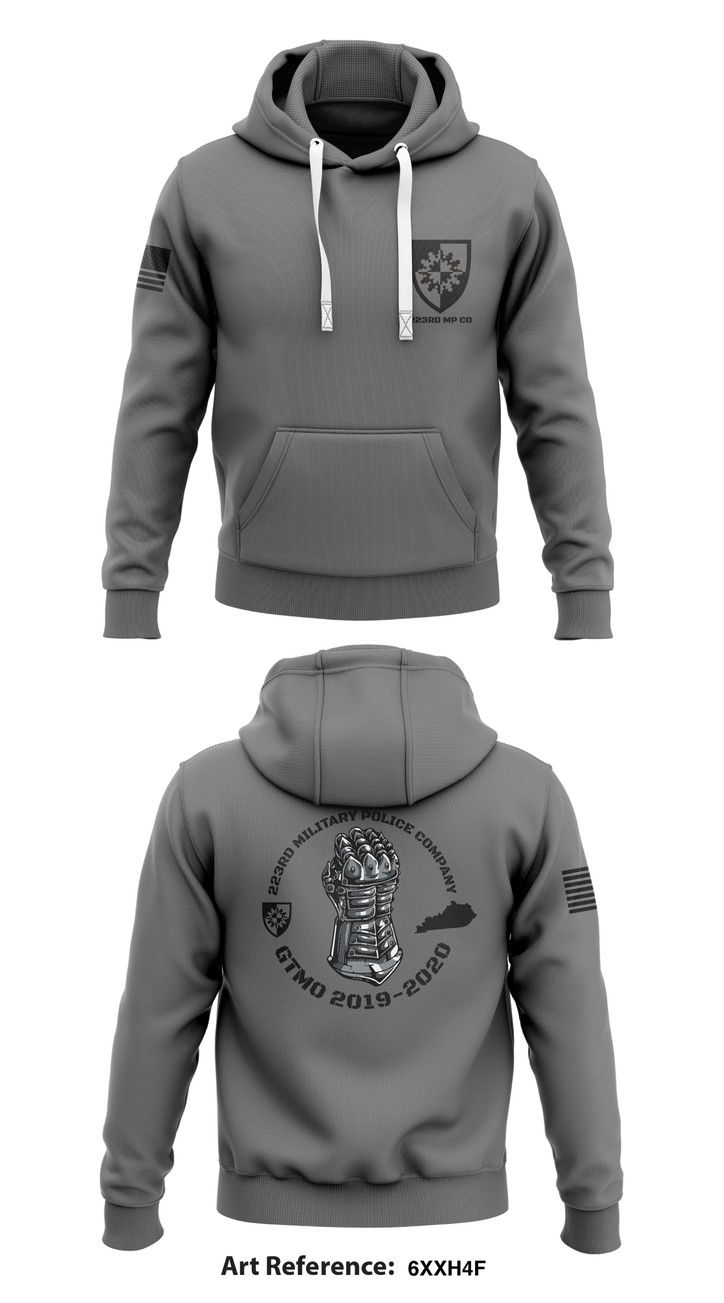 223rd Military Police Company Store 1 Core Men's Hooded Performance Sweatshirt - 6xXh4F