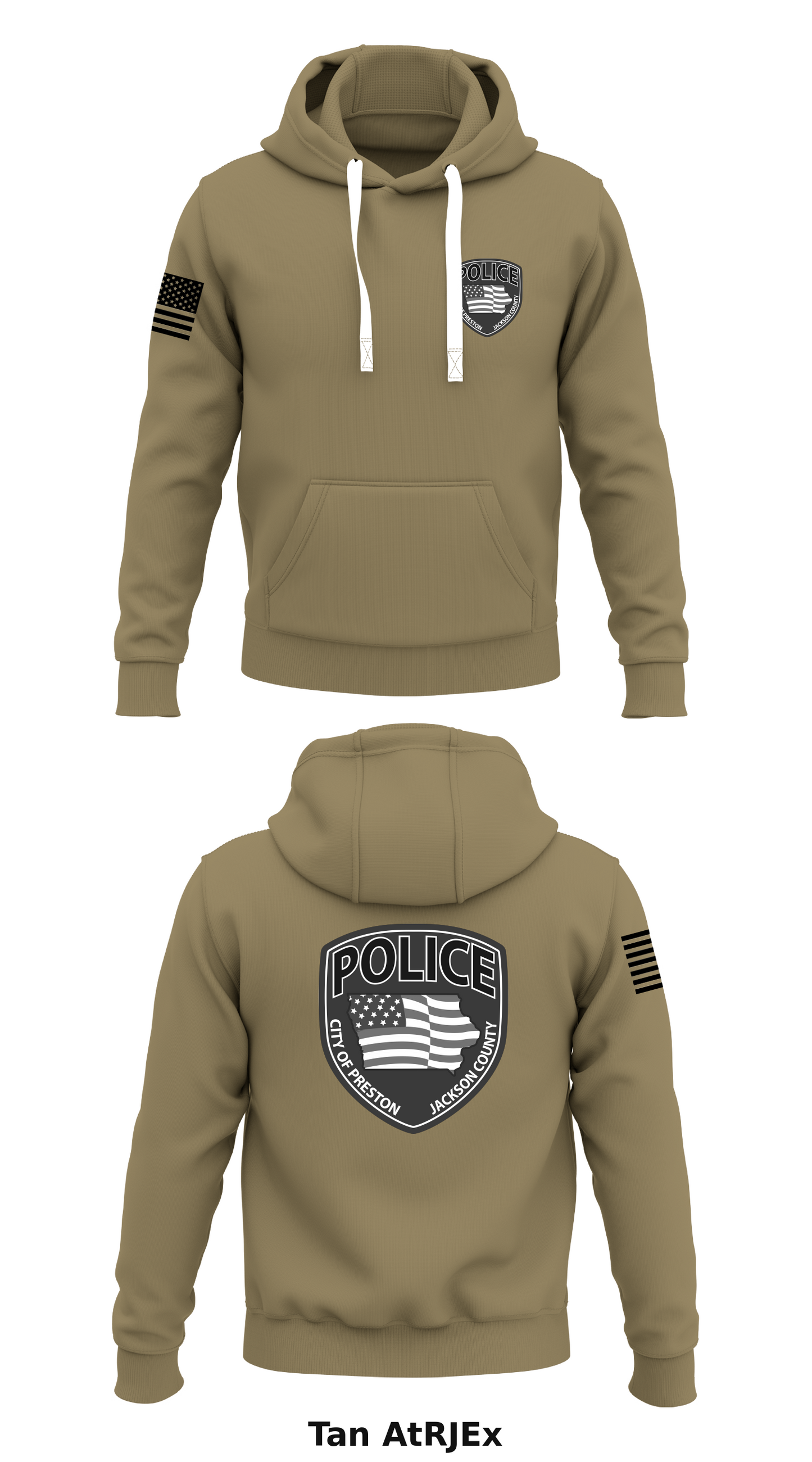 PRESTON POLICE DEPARTMENT Store 1 Core Men's Hooded Performance Sweatshirt - AtRJEx