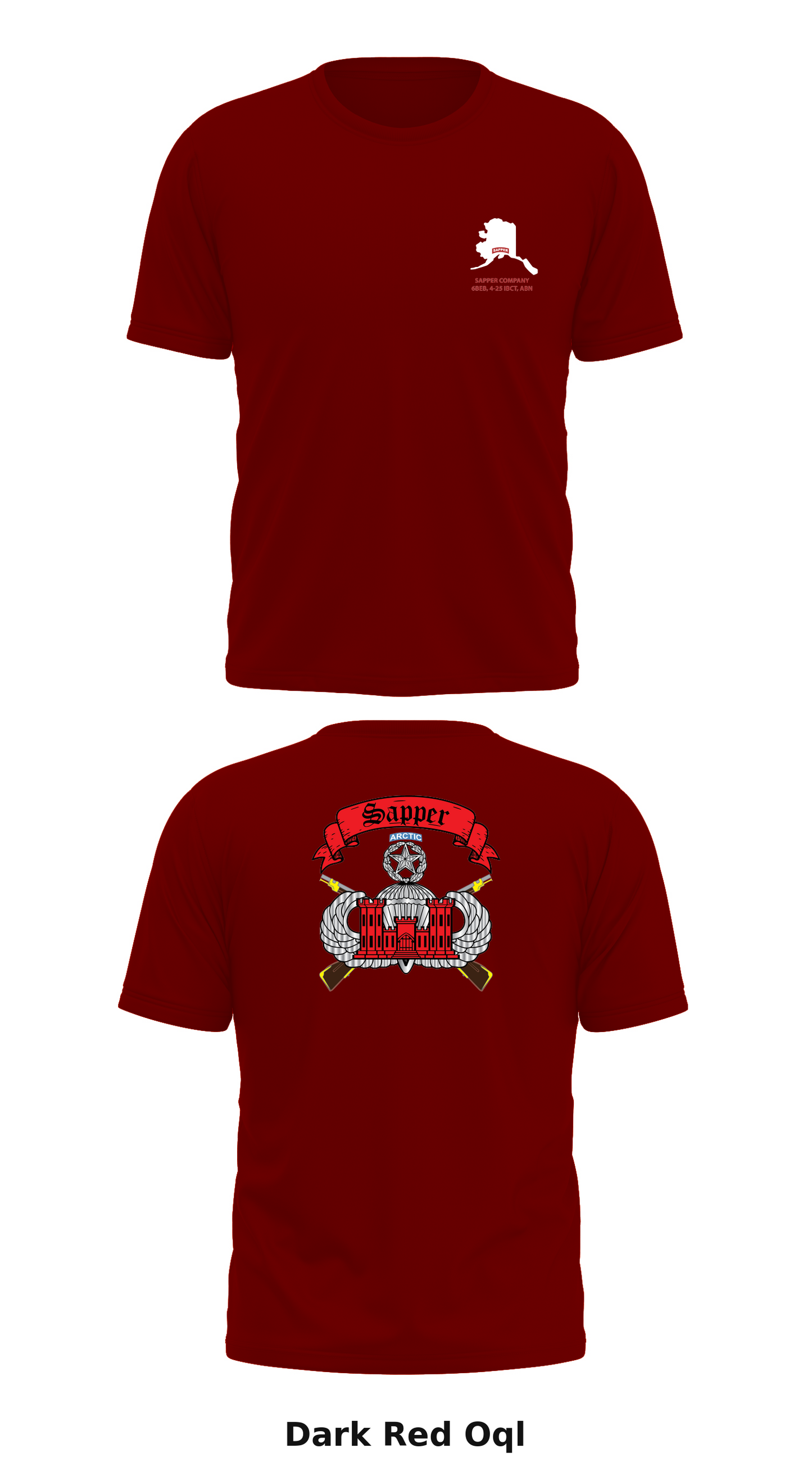 Sapper Company, 6th BEB, 4-25 IBCT (ABN) Store 2 Core Men's SS Performance Tee - Oql
