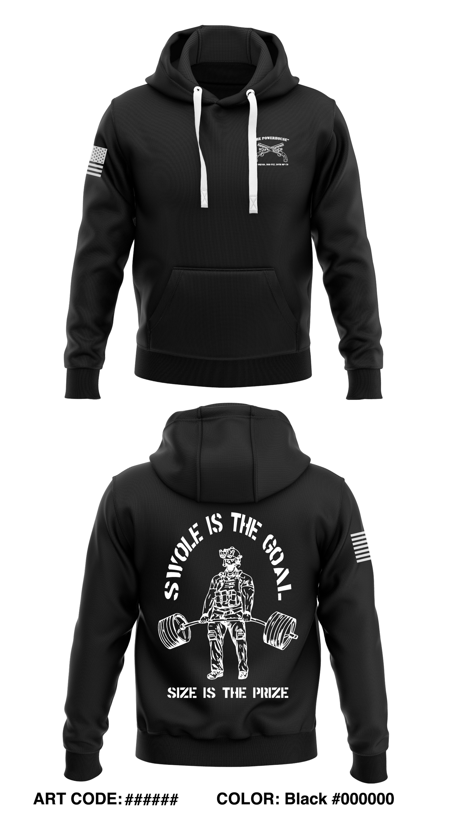 3rd squad, 3rd plt, 29th MP Co. Store 1 Core Men's Hooded Performance Sweatshirt - vrup3g