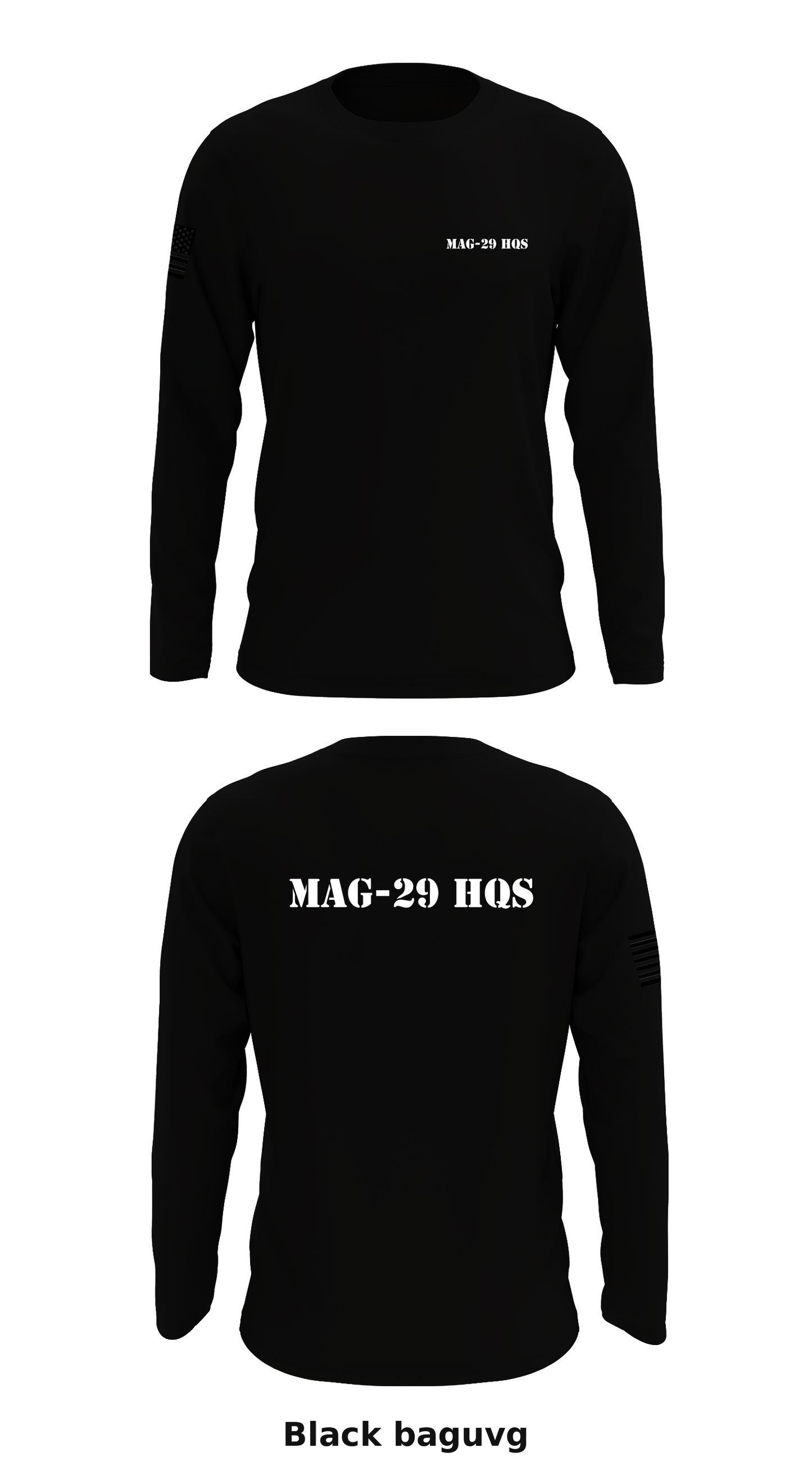 MAG-29 HQS Store 1 Core Men's LS Performance Tee - baguvg