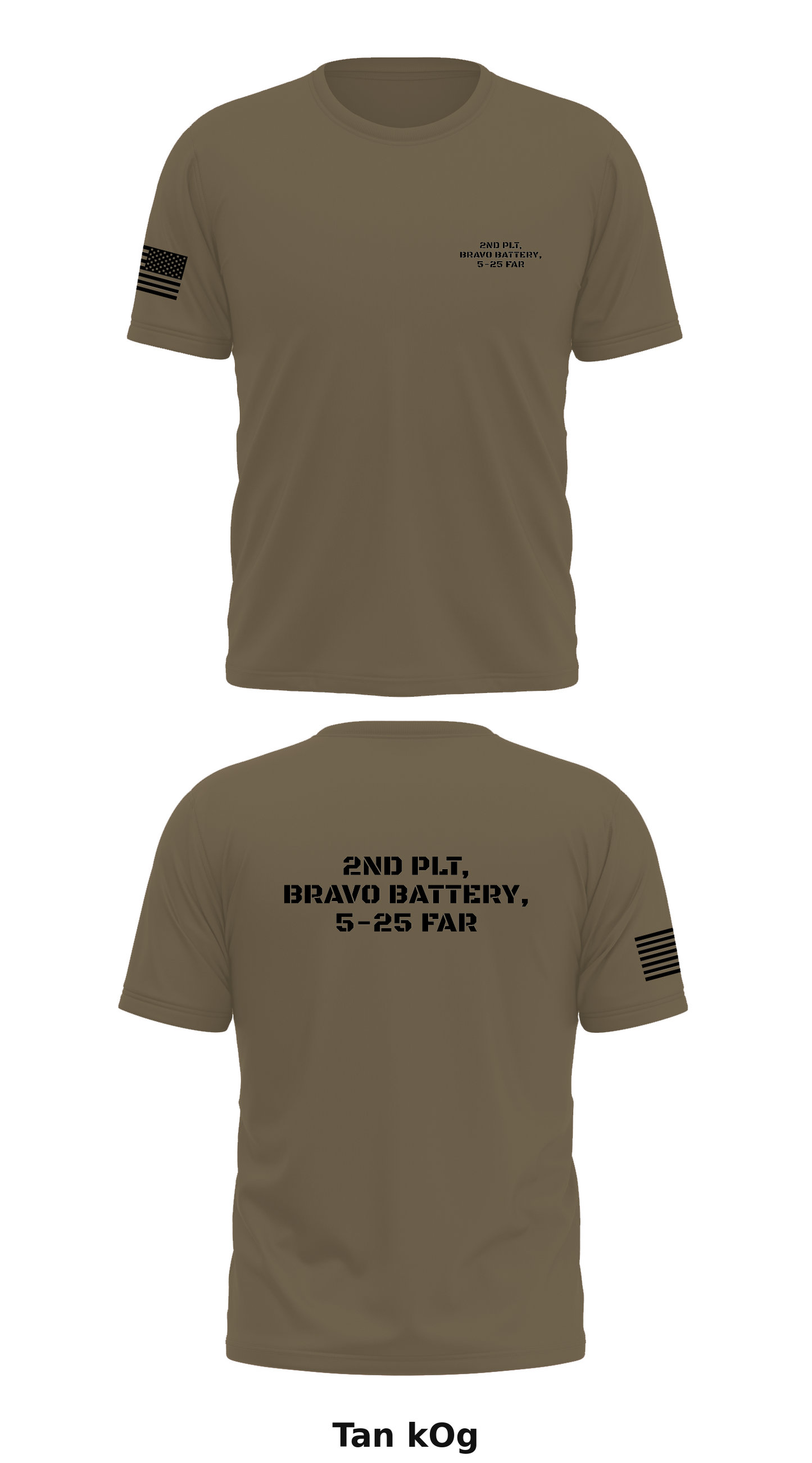 2nd PLT, Bravo Battery, 5-25 FAR Store 1 Core Men's SS Performance Tee - kOg