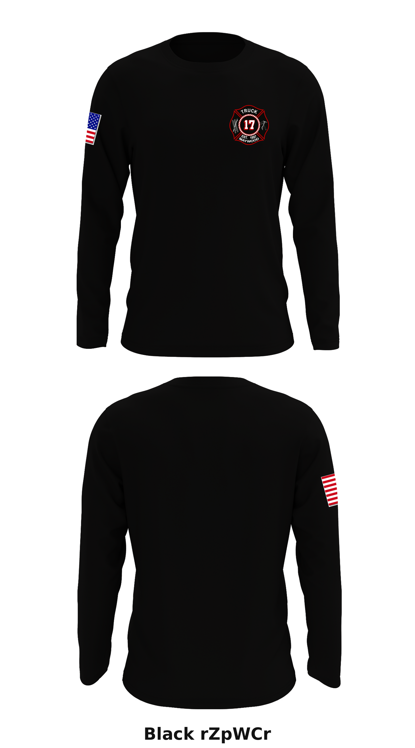 Truck 17 Store 1 Core Men's LS Performance Tee - rZpWCr