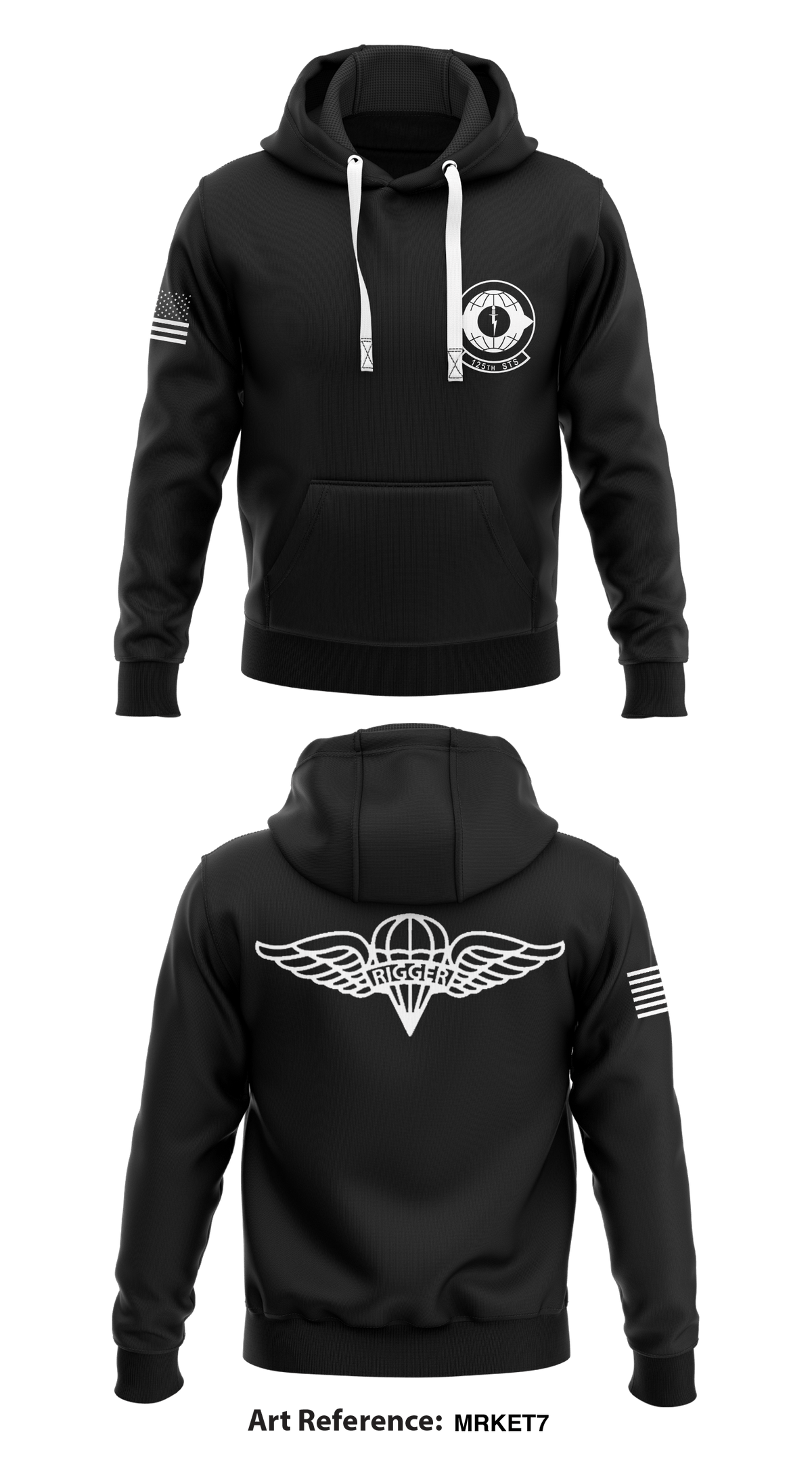 125th Special Tactics Store 1 Core Men's Hooded Performance Sweatshirt - mrKET7