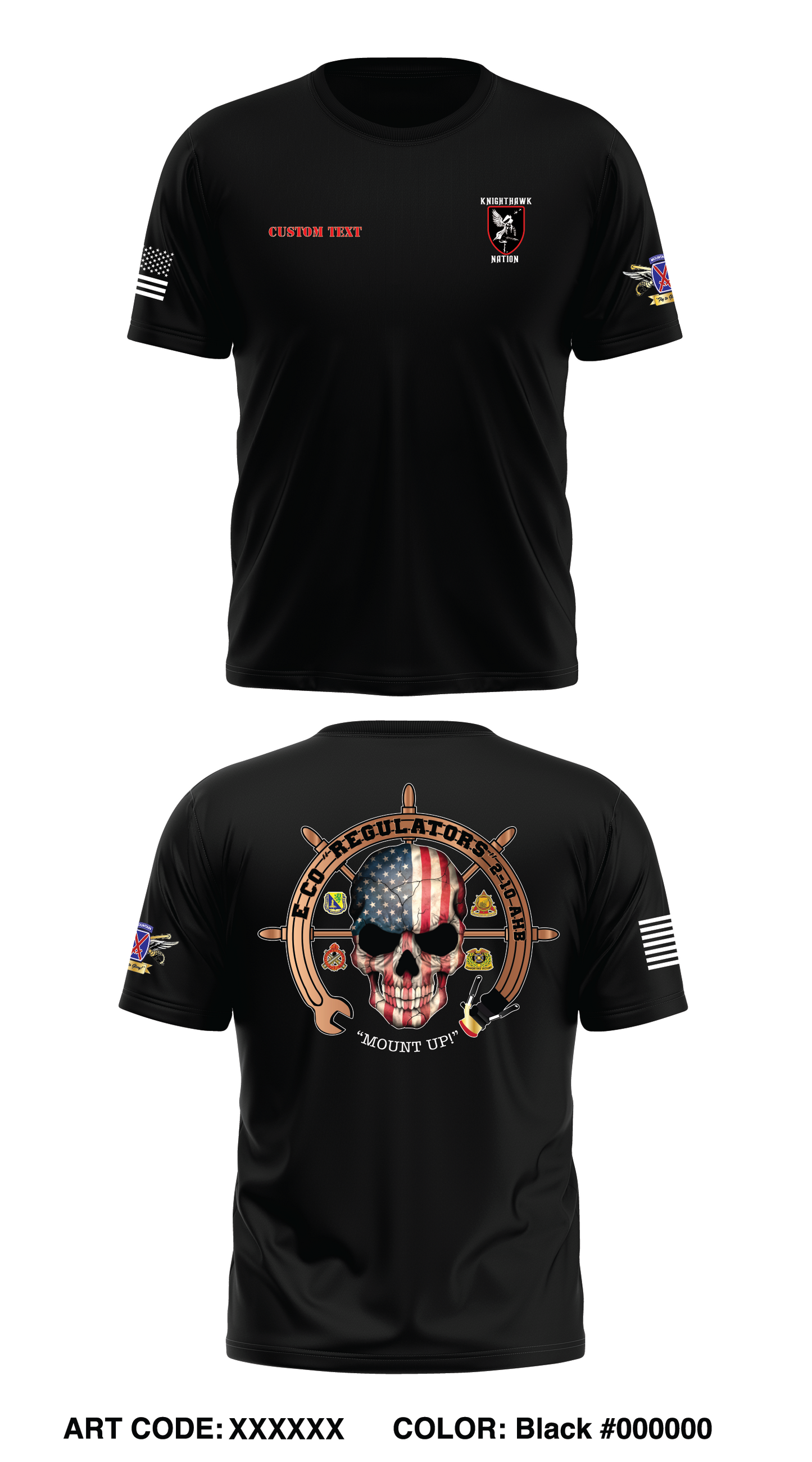 CUSTOM - E Co, 2-10 AHB, 10th CAB Store 1 Core Men's SS Performance Tee - TTALqy