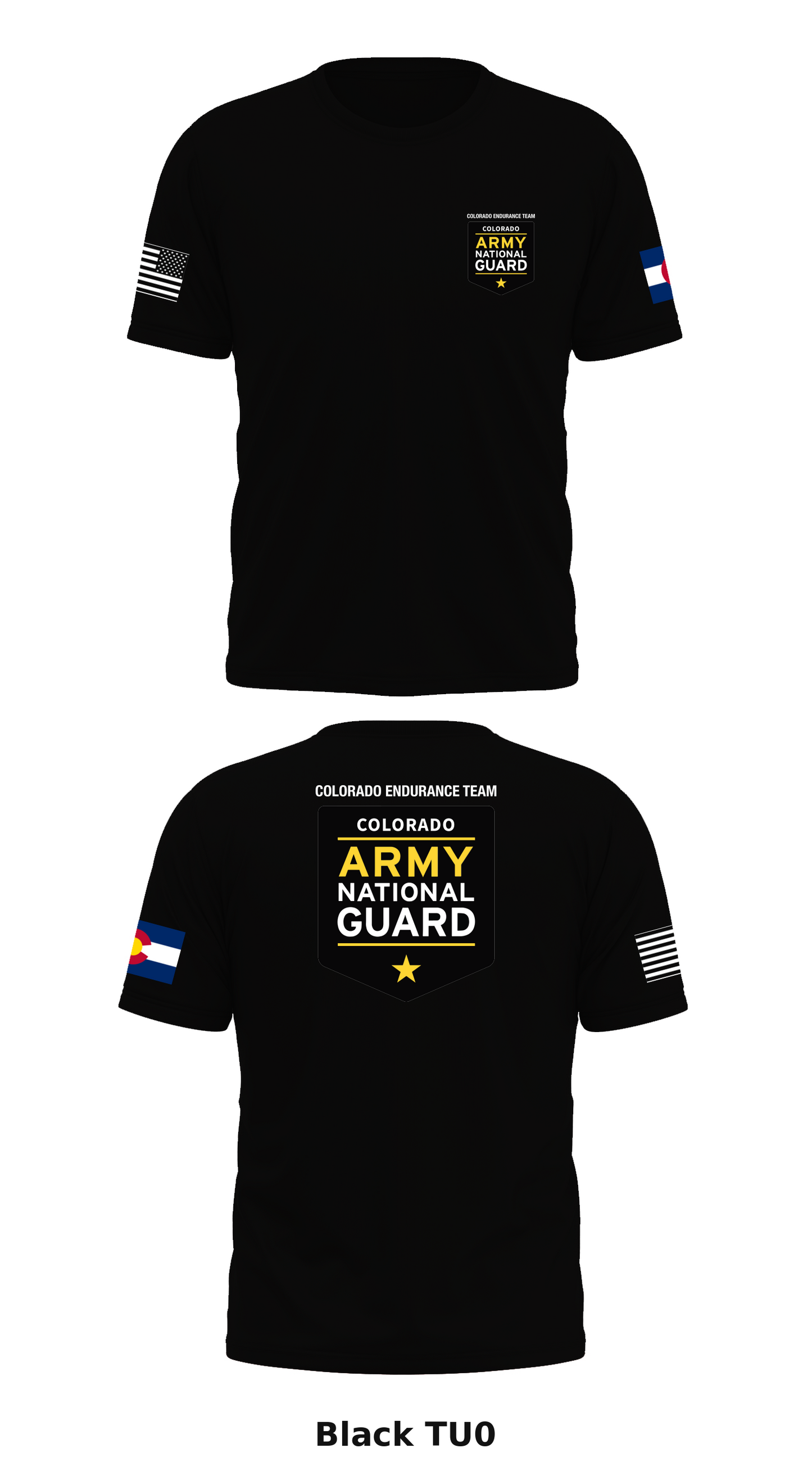 Colorado National Guard Endurance Team Store 1 Core Men's SS Performance Tee - TU0