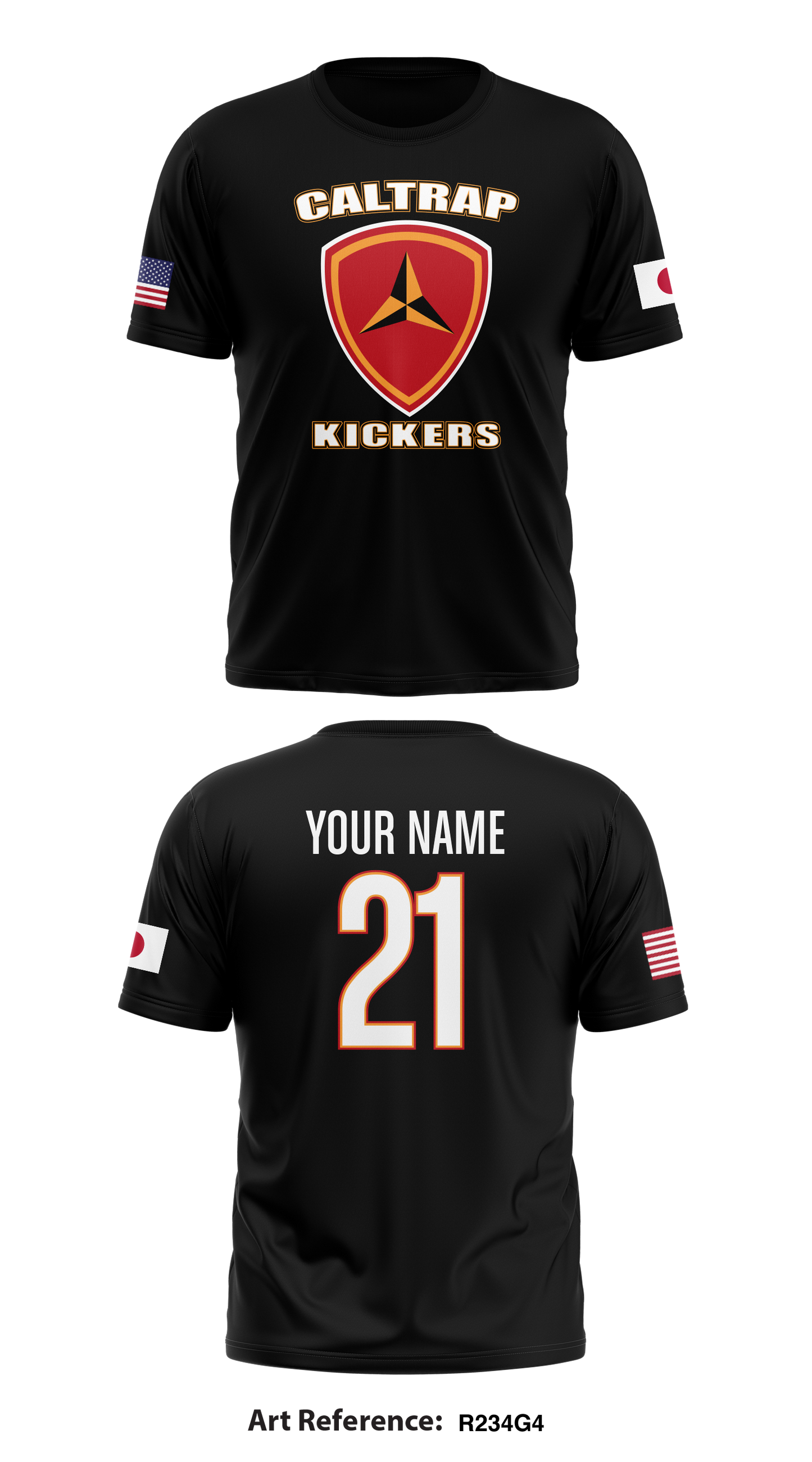 CALTRAP KICKERS Store 1 Core Men's SS Performance Tee - r234g4
