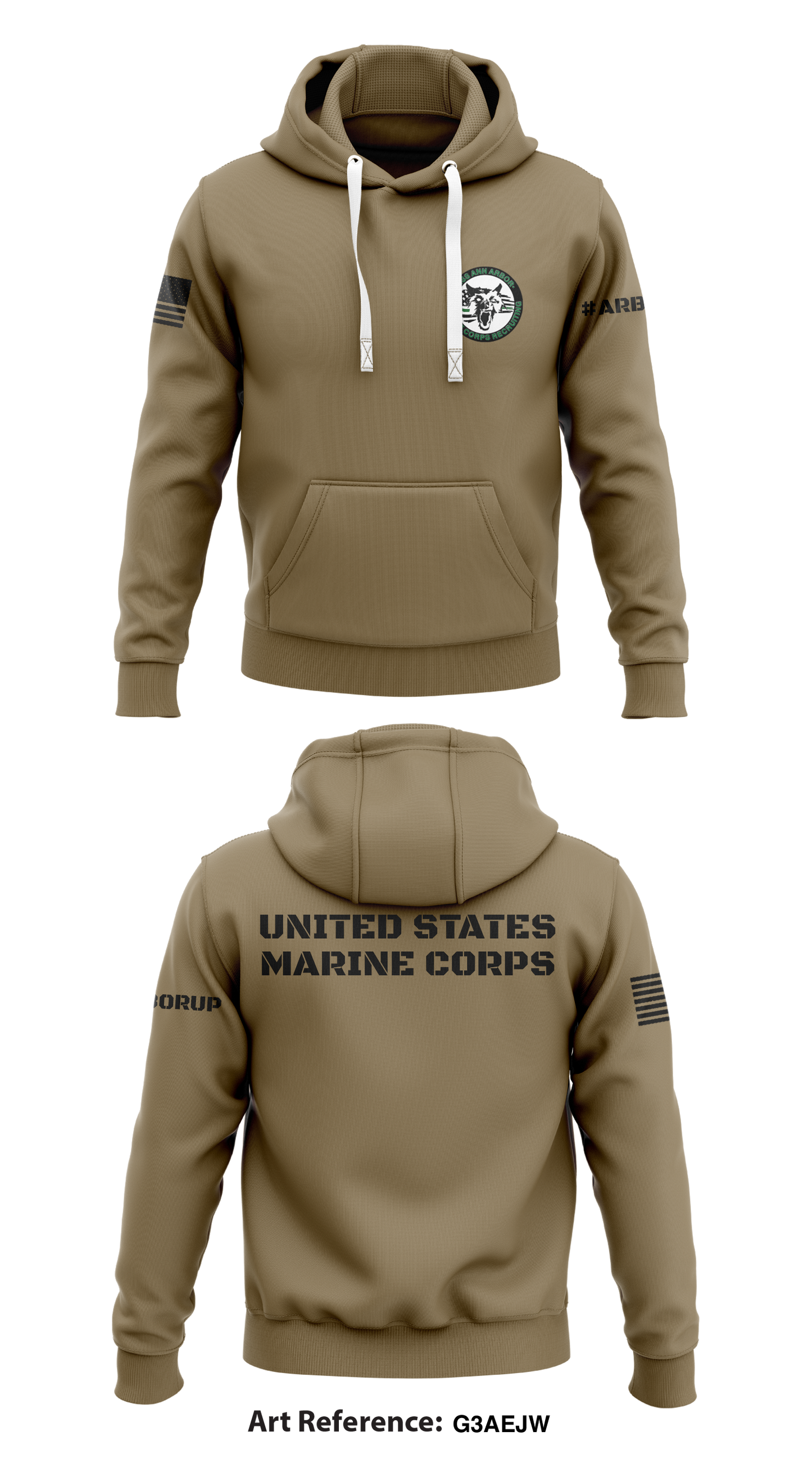 RSS ANN ARBOR Store 1 Core Men's Hooded Performance Sweatshirt - g3AEJW